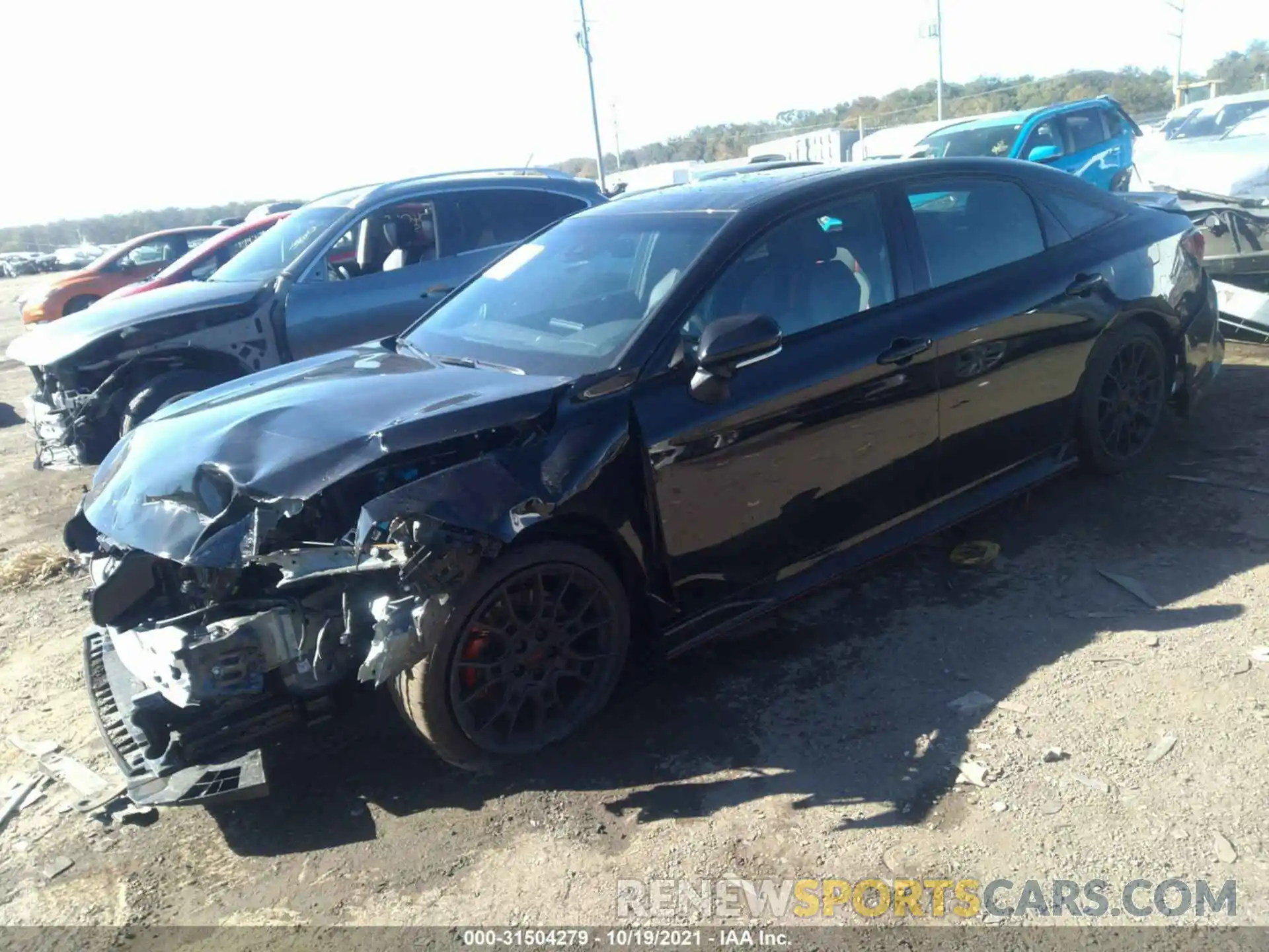 2 Photograph of a damaged car 4T1FZ1FB3MU069192 TOYOTA AVALON 2021