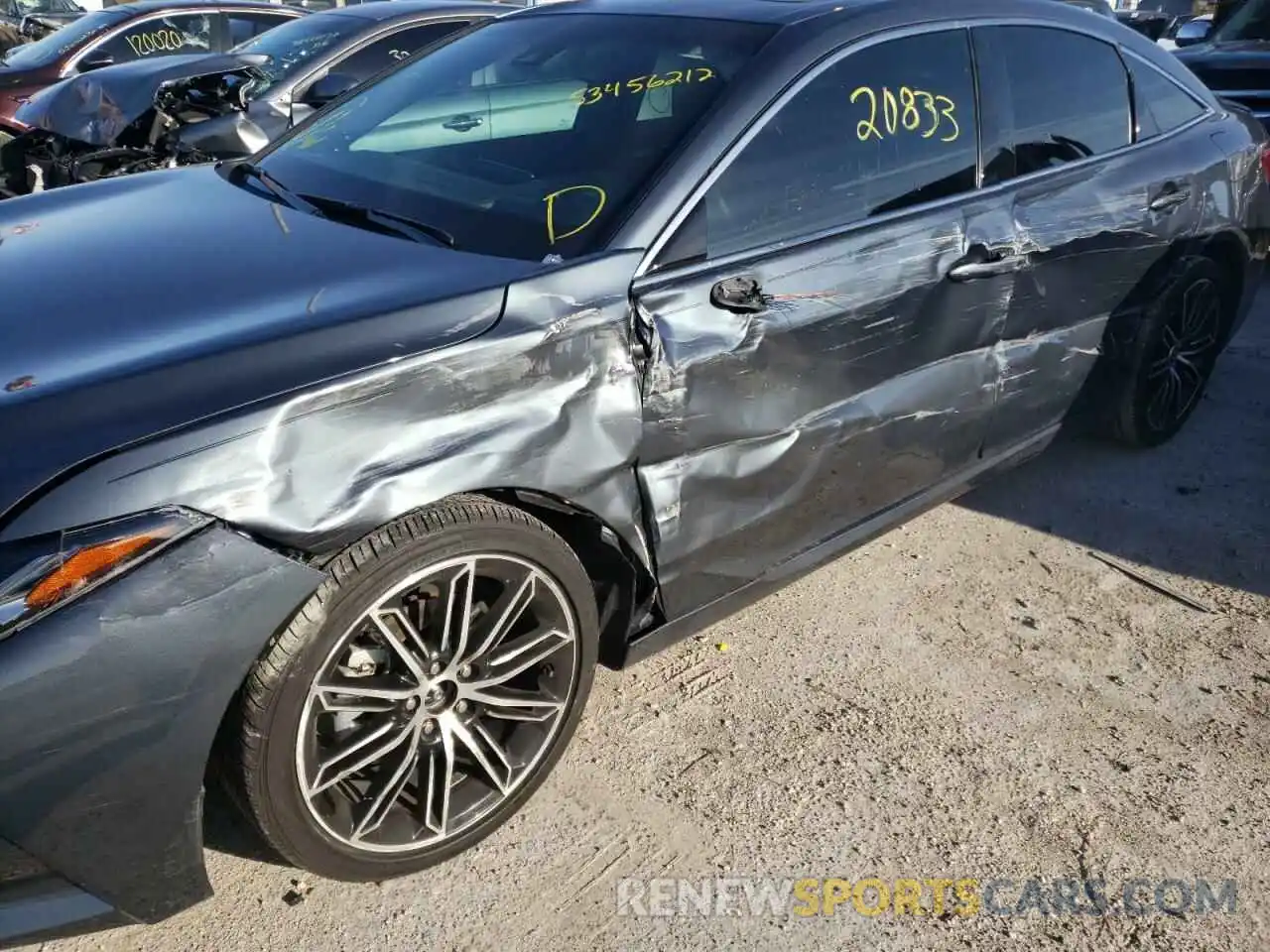 9 Photograph of a damaged car 4T1GZ1FB3MU070105 TOYOTA AVALON 2021