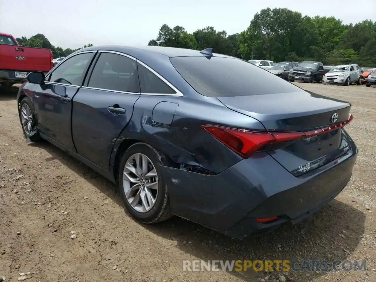 3 Photograph of a damaged car 4T1JA1AB0MU010156 TOYOTA AVALON 2021