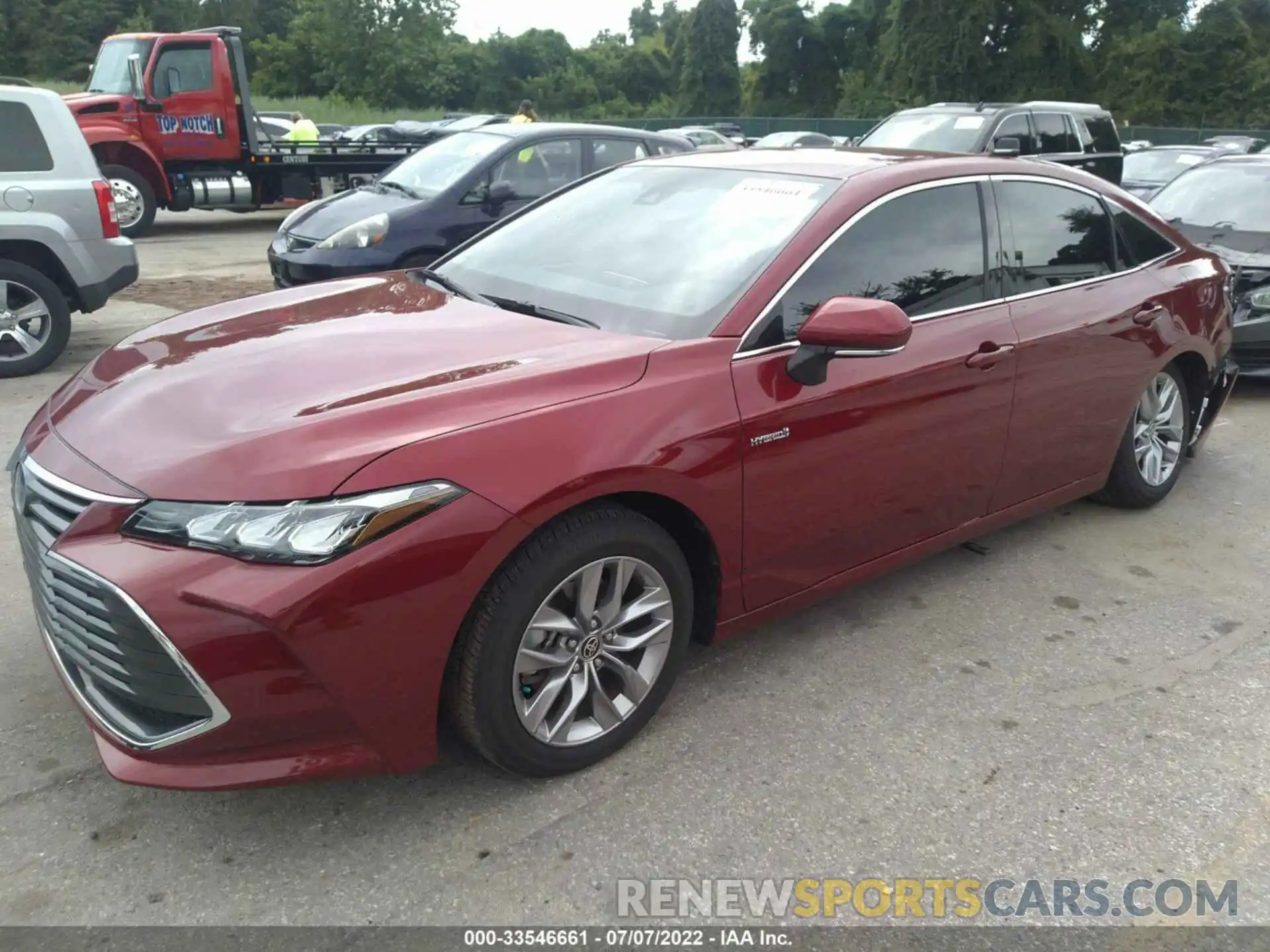 2 Photograph of a damaged car 4T1JA1AB2MU002172 TOYOTA AVALON 2021