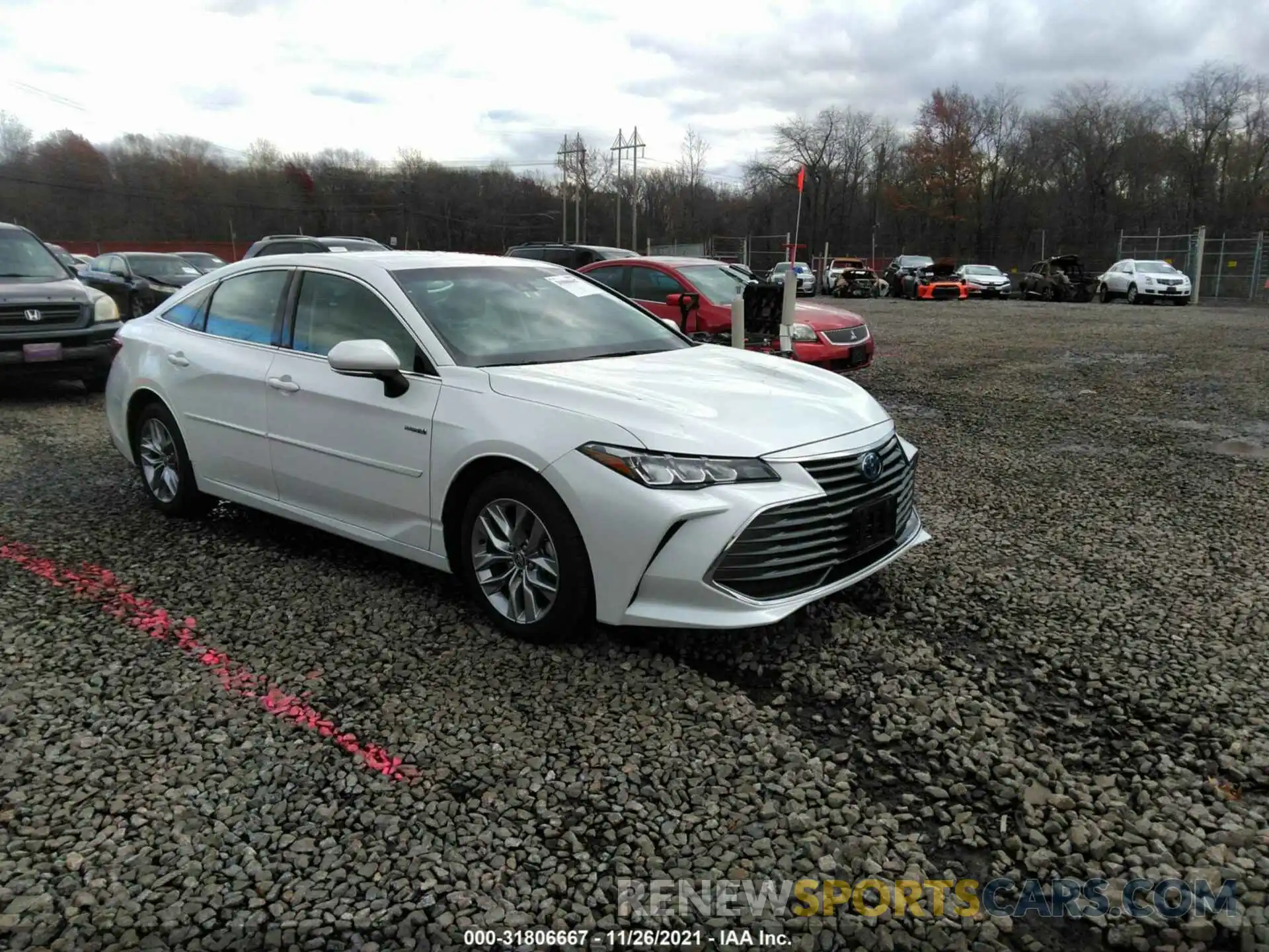 1 Photograph of a damaged car 4T1JA1AB4MU002240 TOYOTA AVALON 2021