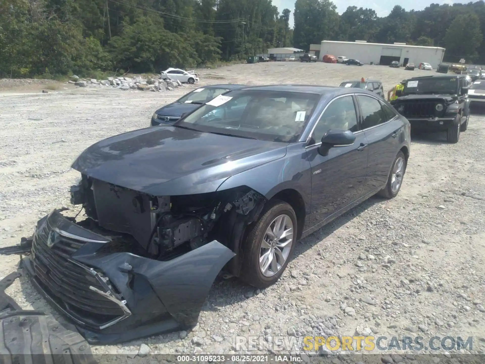 2 Photograph of a damaged car 4T1JA1AB5MU002182 TOYOTA AVALON 2021