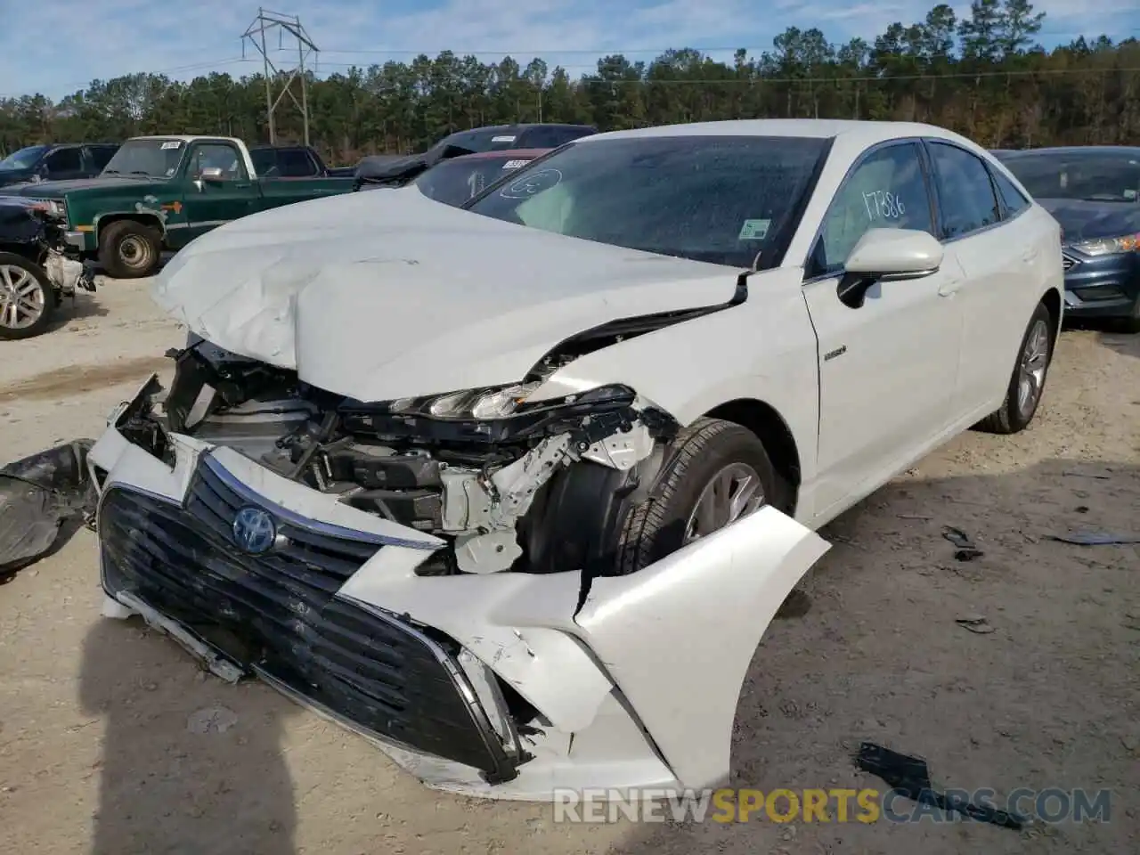 2 Photograph of a damaged car 4T1JA1AB5MU007754 TOYOTA AVALON 2021