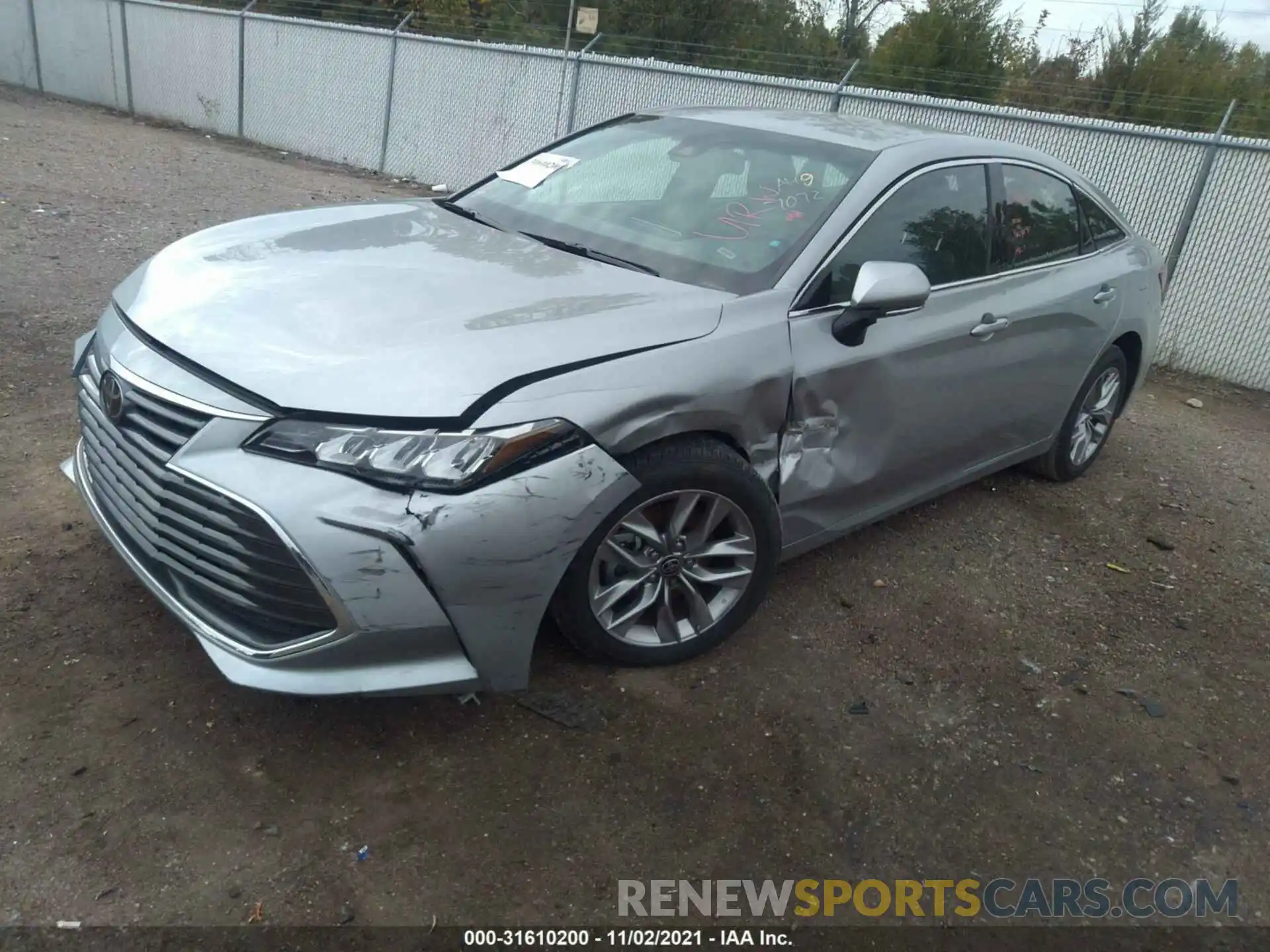 2 Photograph of a damaged car 4T1JZ1FB2MU067072 TOYOTA AVALON 2021