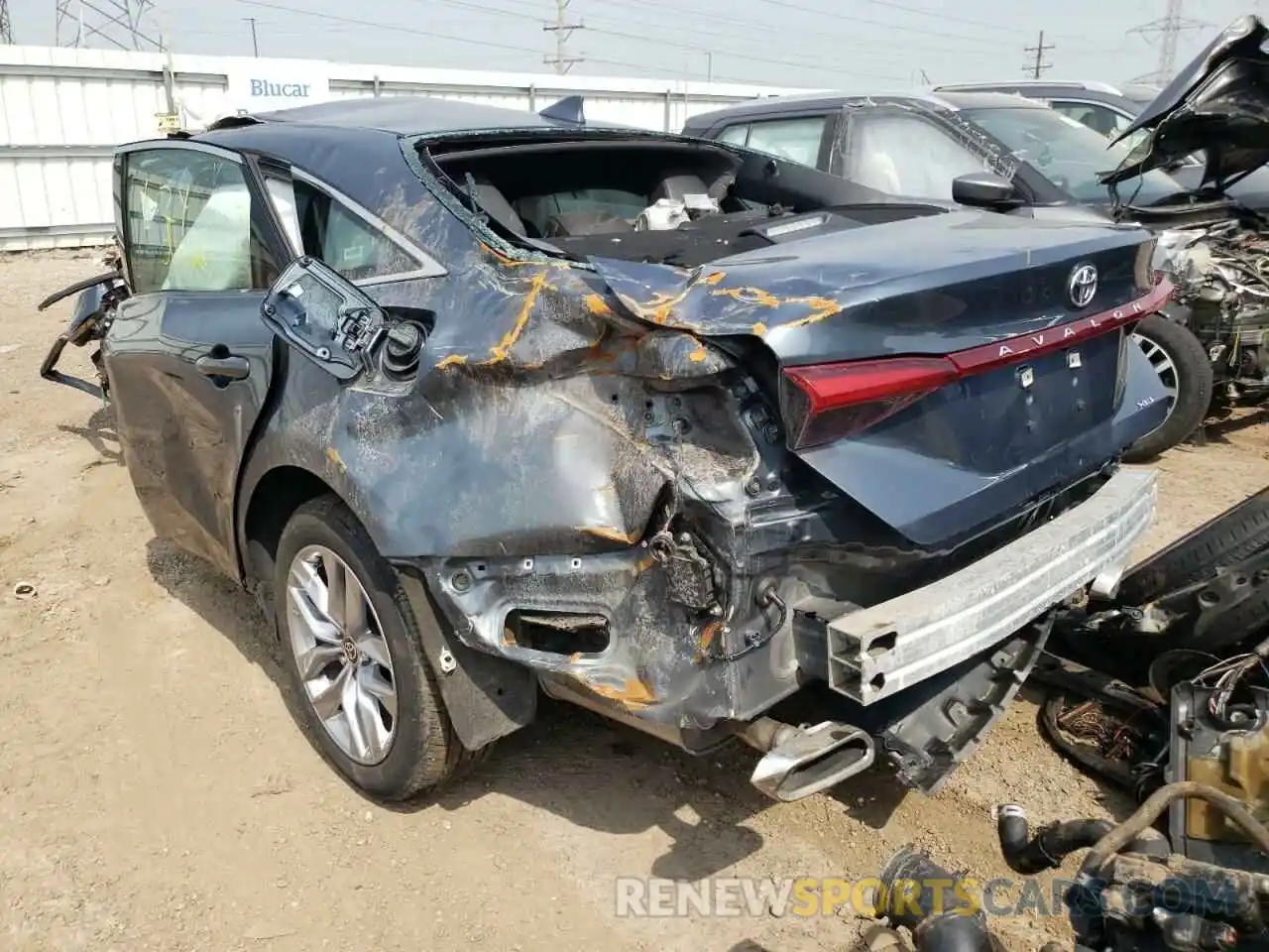 3 Photograph of a damaged car 4T1JZ1FB4MU066358 TOYOTA AVALON 2021