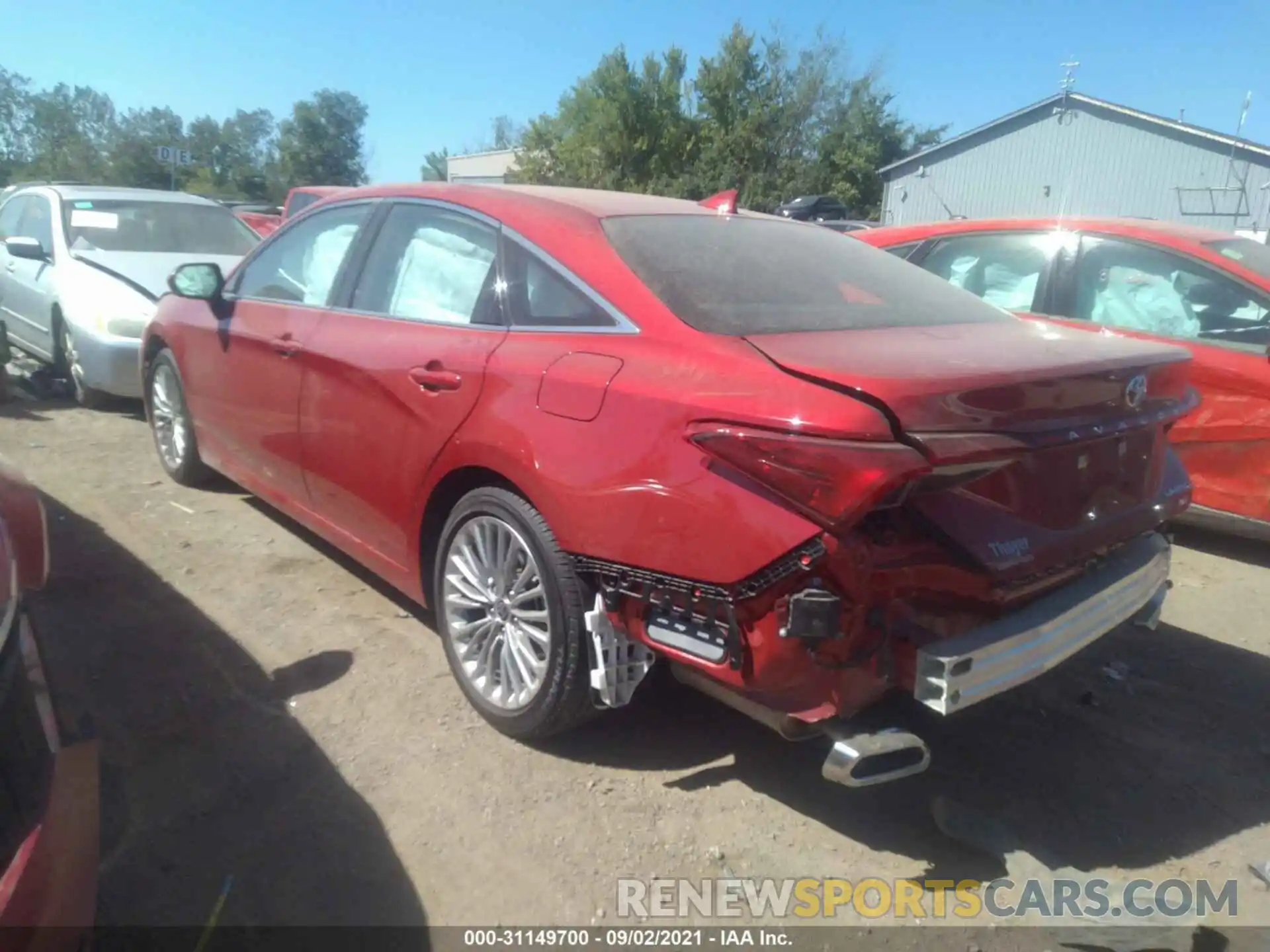 3 Photograph of a damaged car 4T1NB1BB1MU001351 TOYOTA AVALON 2021