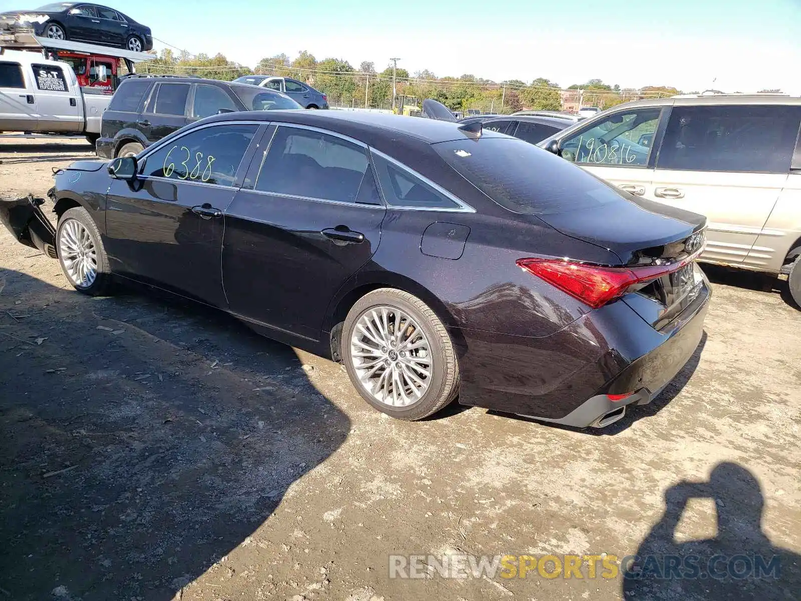 3 Photograph of a damaged car 4T1NB1BB7MU002035 TOYOTA AVALON 2021