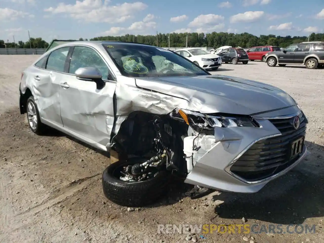 1 Photograph of a damaged car 4T1AA1AB6NU013371 TOYOTA AVALON 2022