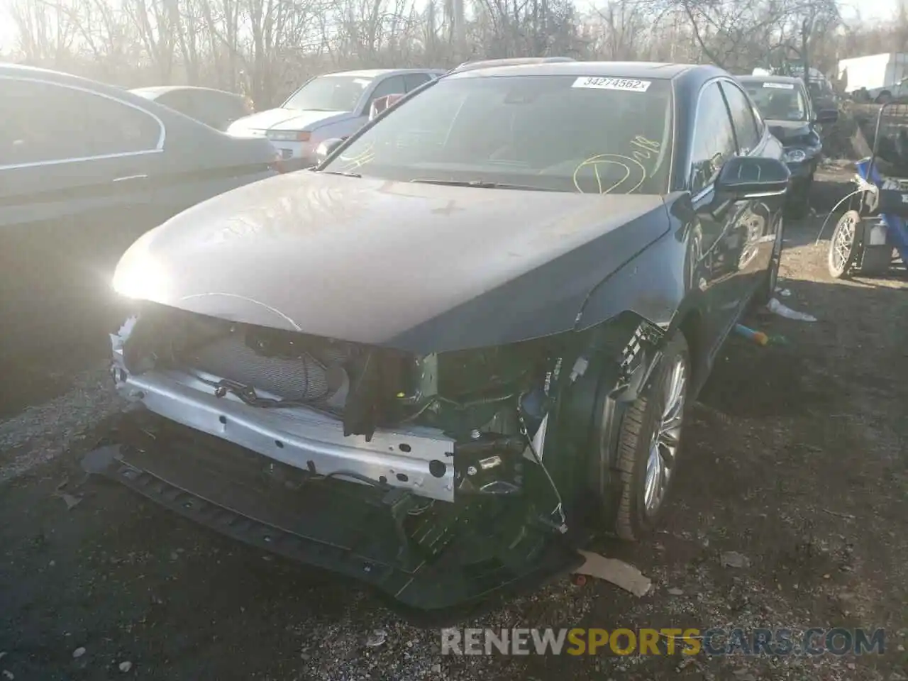 2 Photograph of a damaged car 4T1DA1AB4NU011986 TOYOTA AVALON 2022