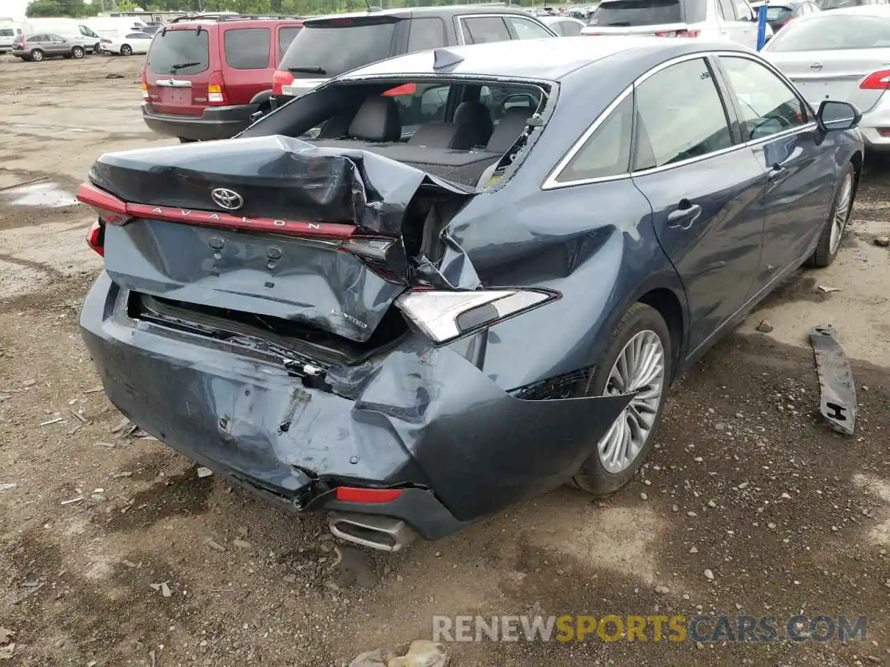 4 Photograph of a damaged car 4T1DZ1FB8NU075370 TOYOTA AVALON 2022