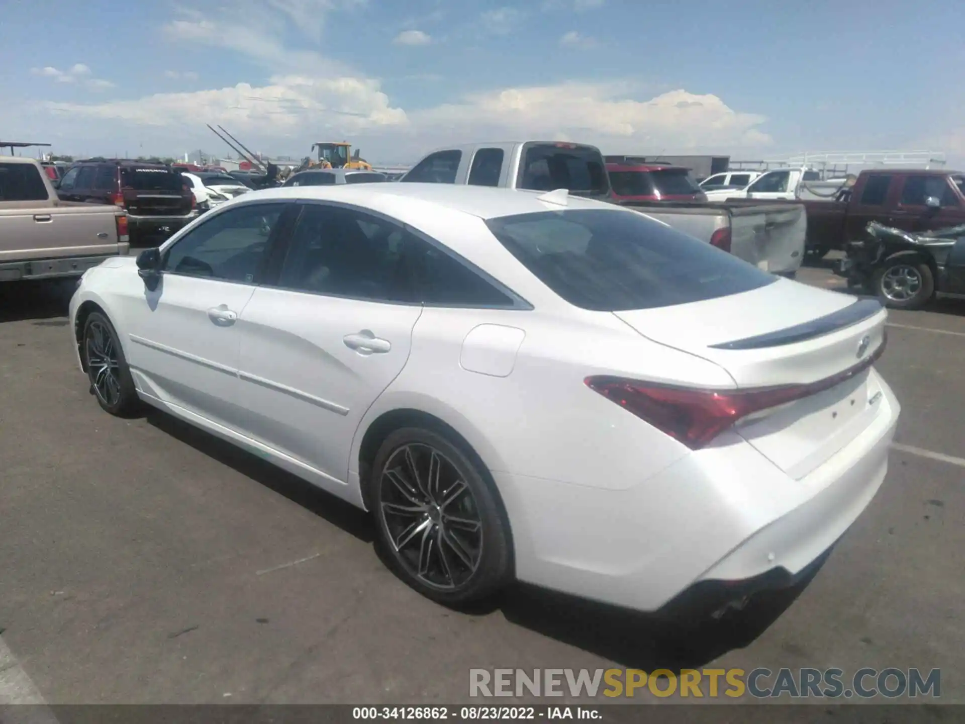 3 Photograph of a damaged car 4T1HZ1FB8NU086273 TOYOTA AVALON 2022