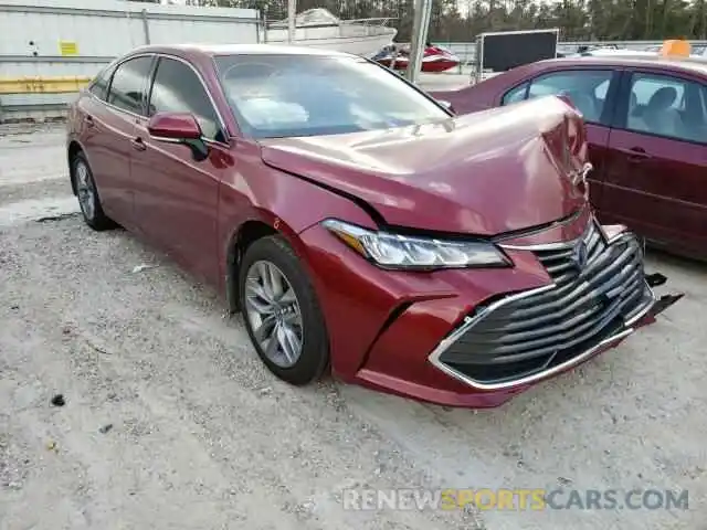 1 Photograph of a damaged car 4T1JA1AB2NU011570 TOYOTA AVALON 2022