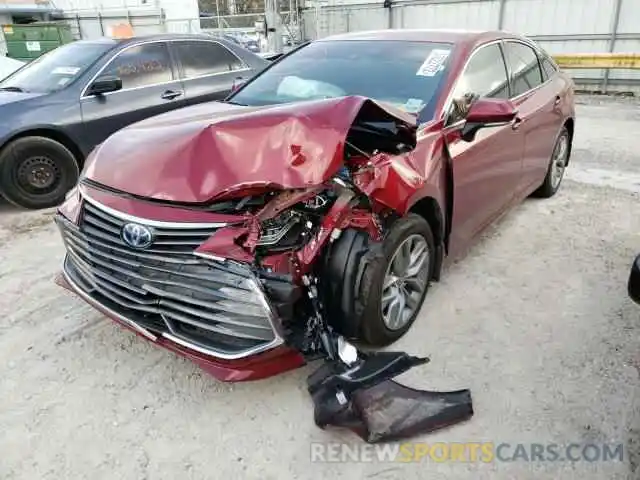 2 Photograph of a damaged car 4T1JA1AB2NU011570 TOYOTA AVALON 2022