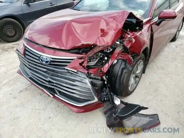 9 Photograph of a damaged car 4T1JA1AB2NU011570 TOYOTA AVALON 2022