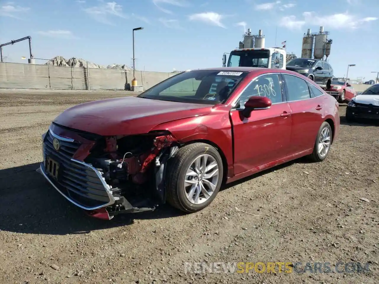 1 Photograph of a damaged car 4T1JZ1FB0NU087709 TOYOTA AVALON 2022