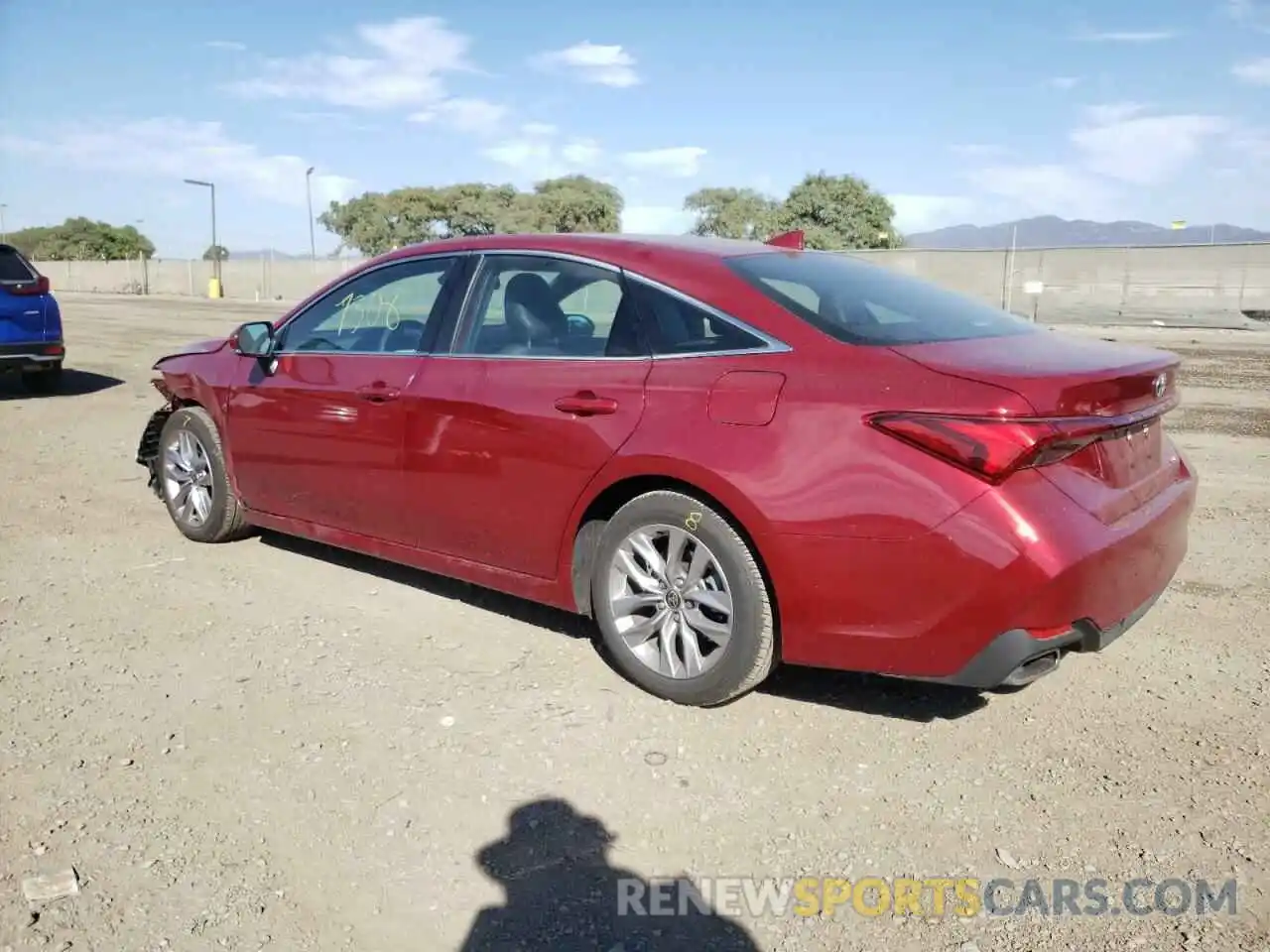 2 Photograph of a damaged car 4T1JZ1FB0NU087709 TOYOTA AVALON 2022