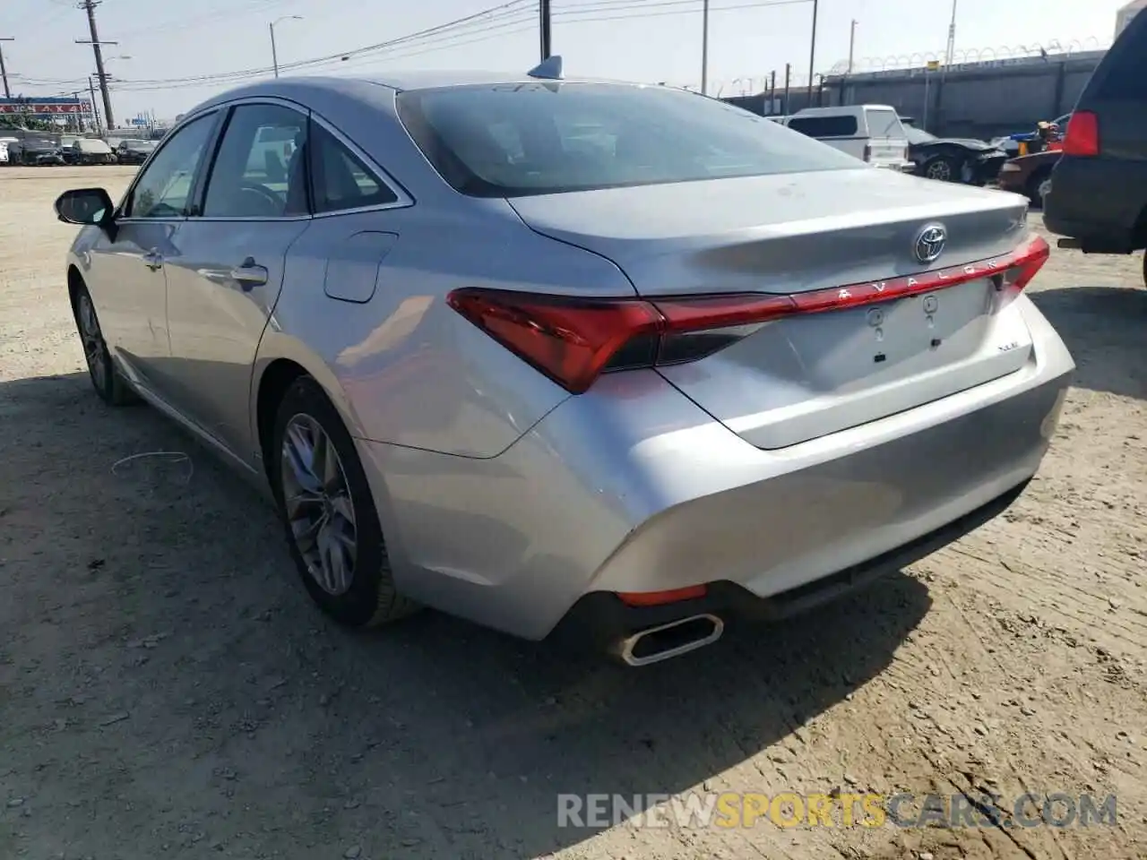 3 Photograph of a damaged car 4T1JZ1FB2NU075156 TOYOTA AVALON 2022