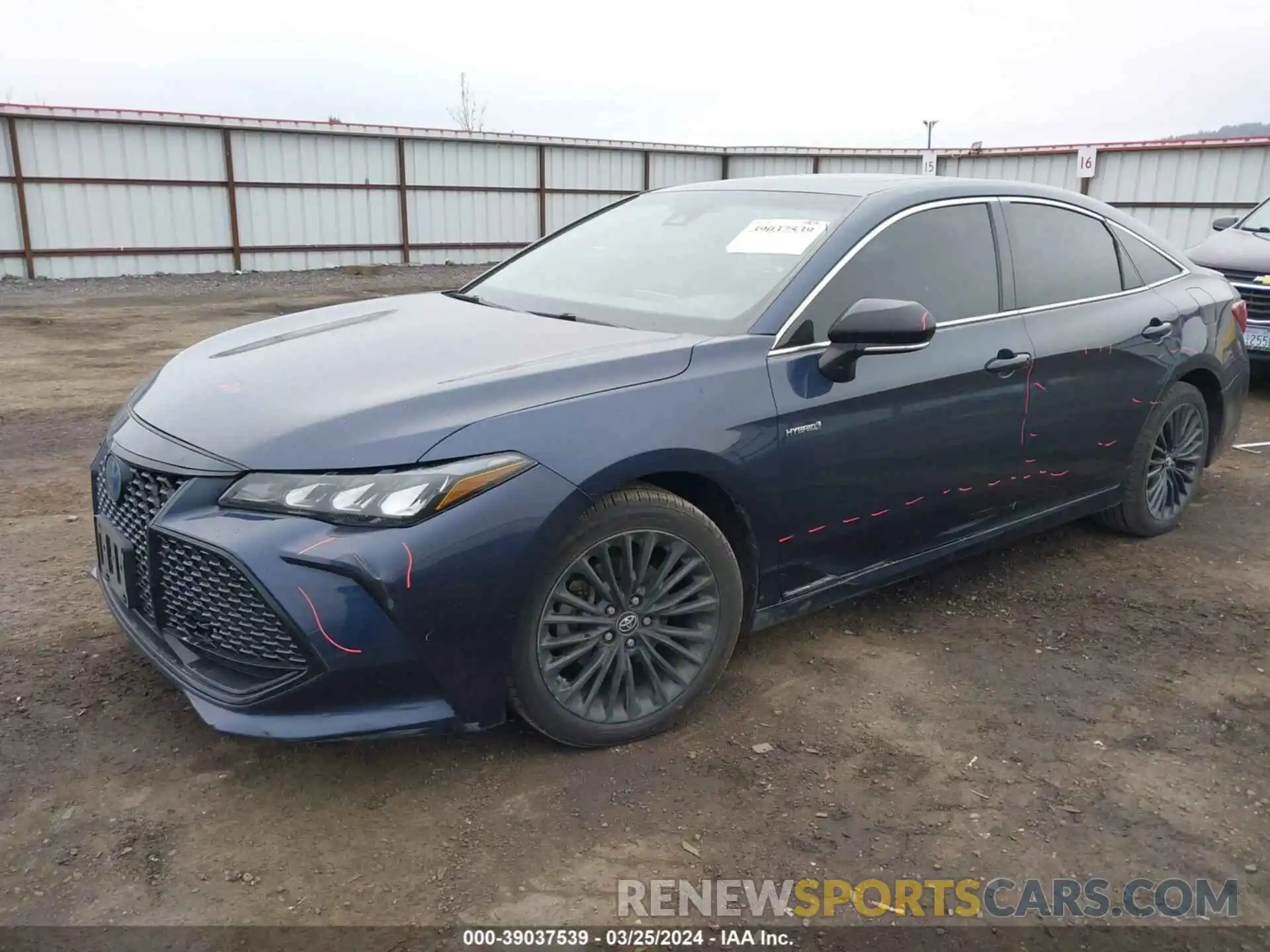 2 Photograph of a damaged car 4T1B21FB0KU002923 TOYOTA AVALON HYBRID 2019