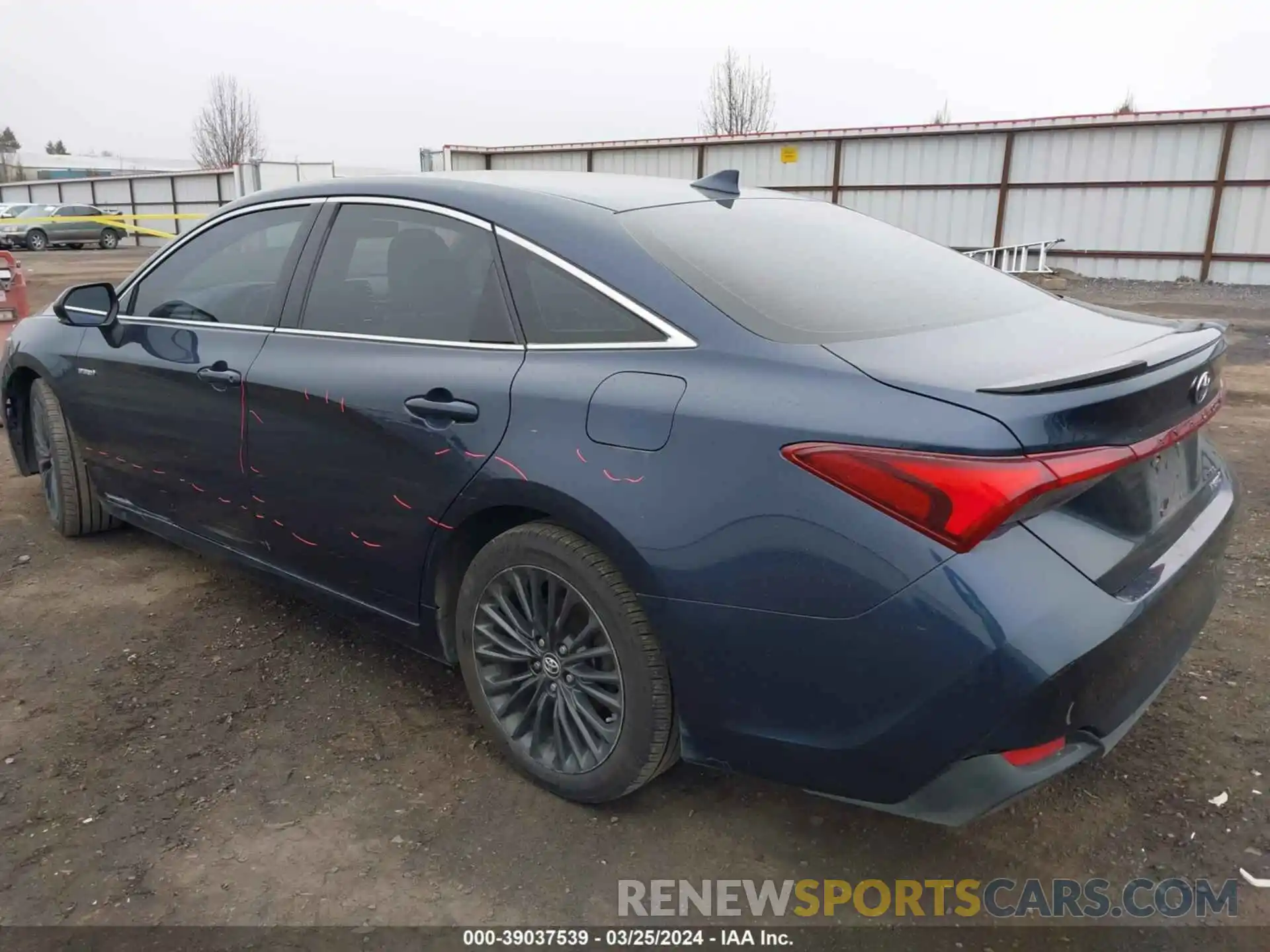 3 Фотография поврежденного автомобиля 4T1B21FB0KU002923 TOYOTA AVALON HYBRID 2019