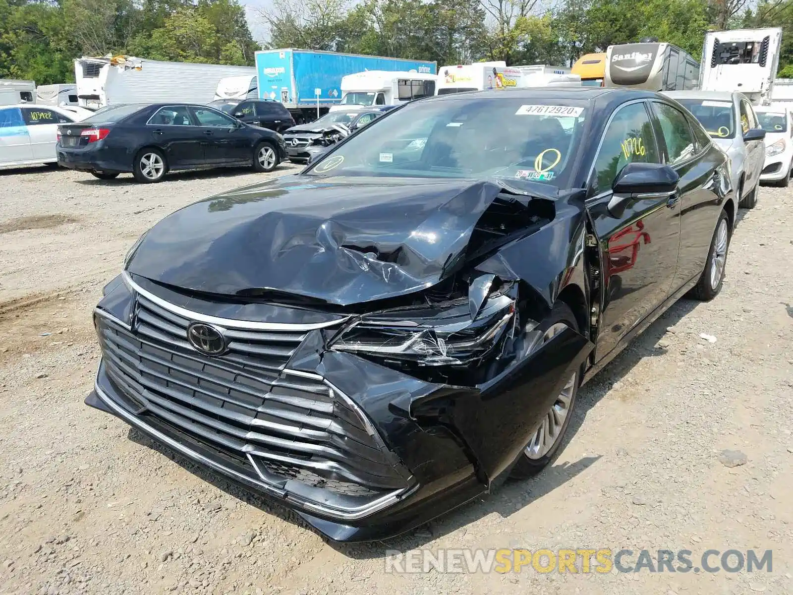 2 Photograph of a damaged car 4T1CZ1FB7LU043891 TOYOTA AVALON LIM 2020