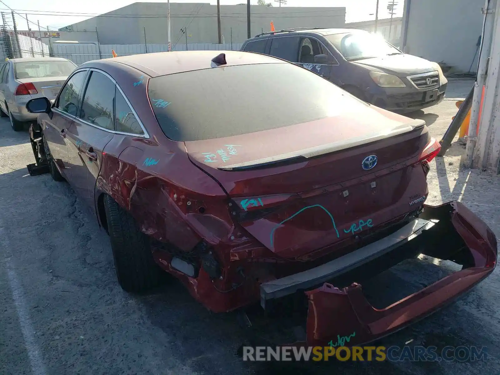 3 Photograph of a damaged car 4T1E21FB7LU014856 TOYOTA AVALON XSE 2020