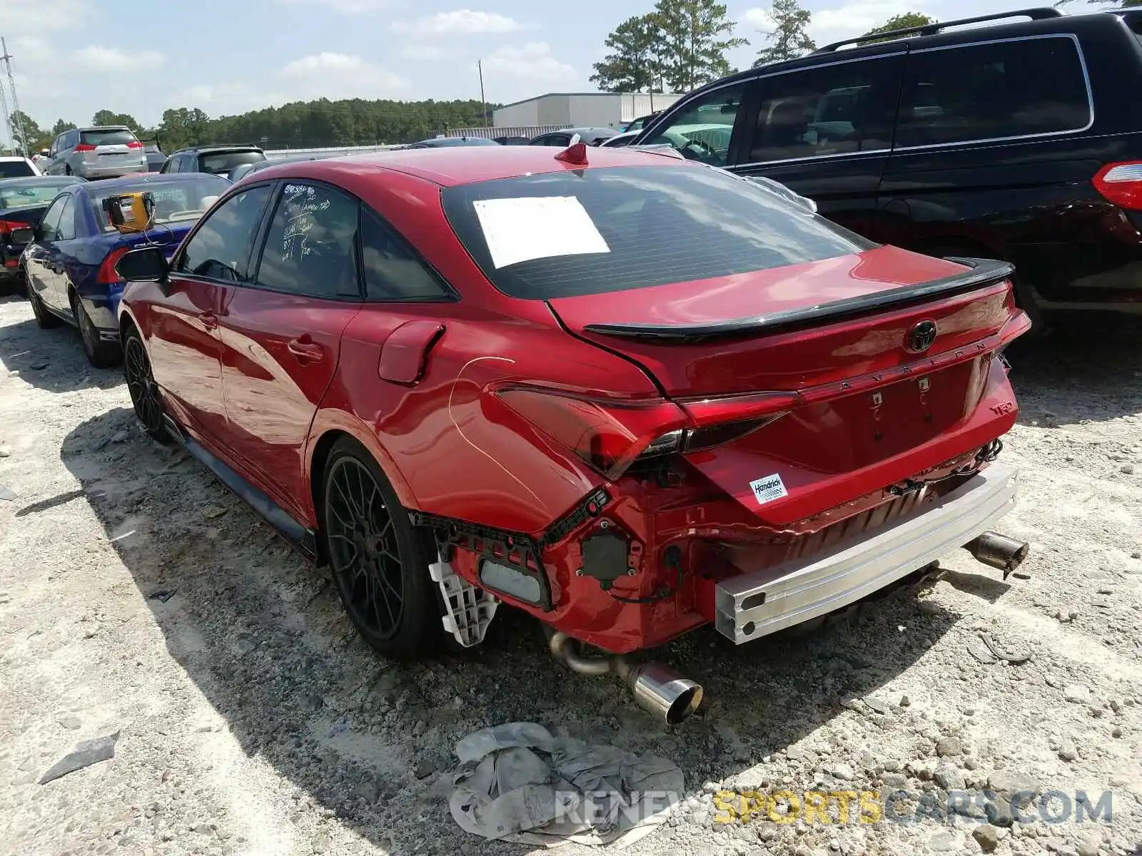 3 Photograph of a damaged car 4T1FZ1FB9LU038415 TOYOTA AVALON XSE 2020