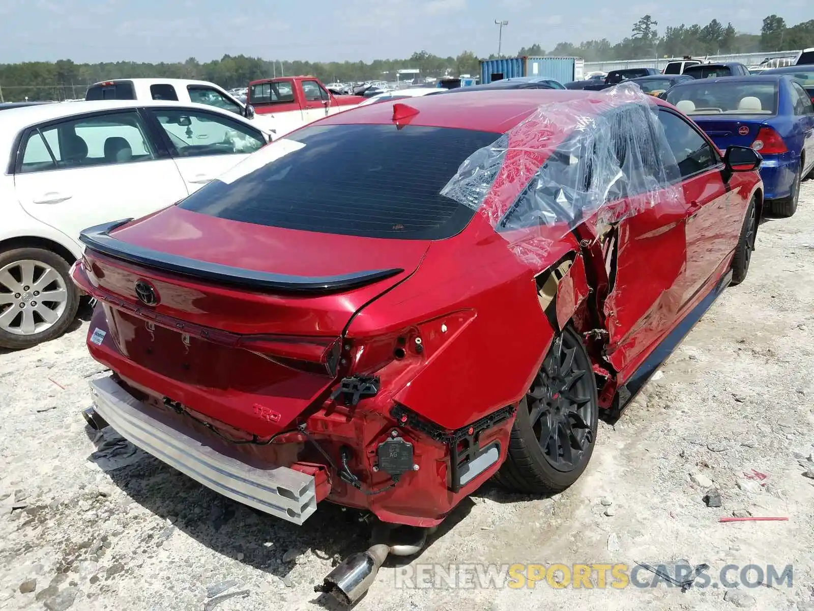 4 Фотография поврежденного автомобиля 4T1FZ1FB9LU038415 TOYOTA AVALON XSE 2020