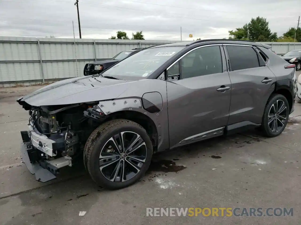 1 Photograph of a damaged car JTMABACA0PA006877 TOYOTA BZ4X XLE 2023