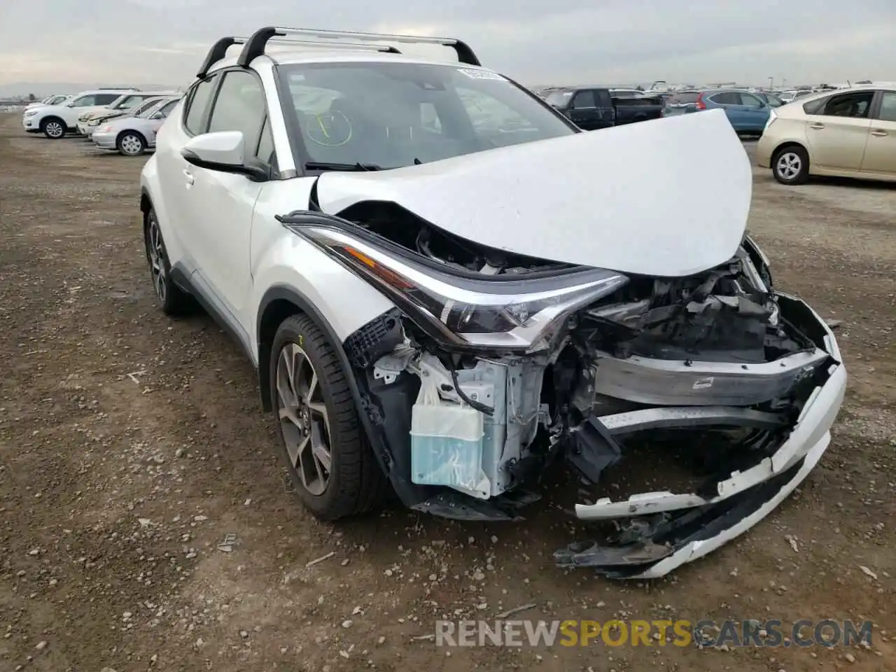 1 Photograph of a damaged car JTNKHMBX0K1013178 TOYOTA C-HR 2019