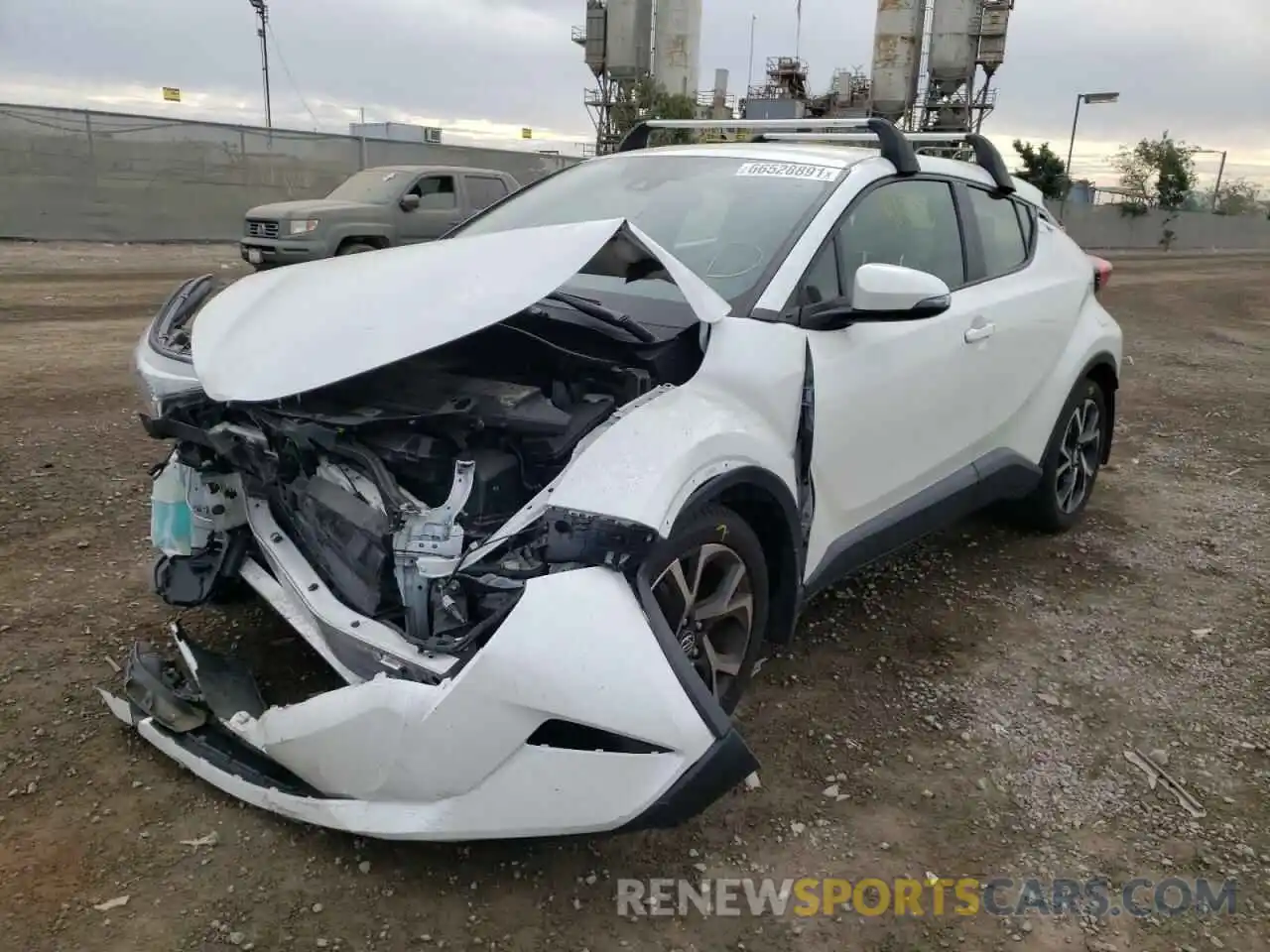 2 Photograph of a damaged car JTNKHMBX0K1013178 TOYOTA C-HR 2019