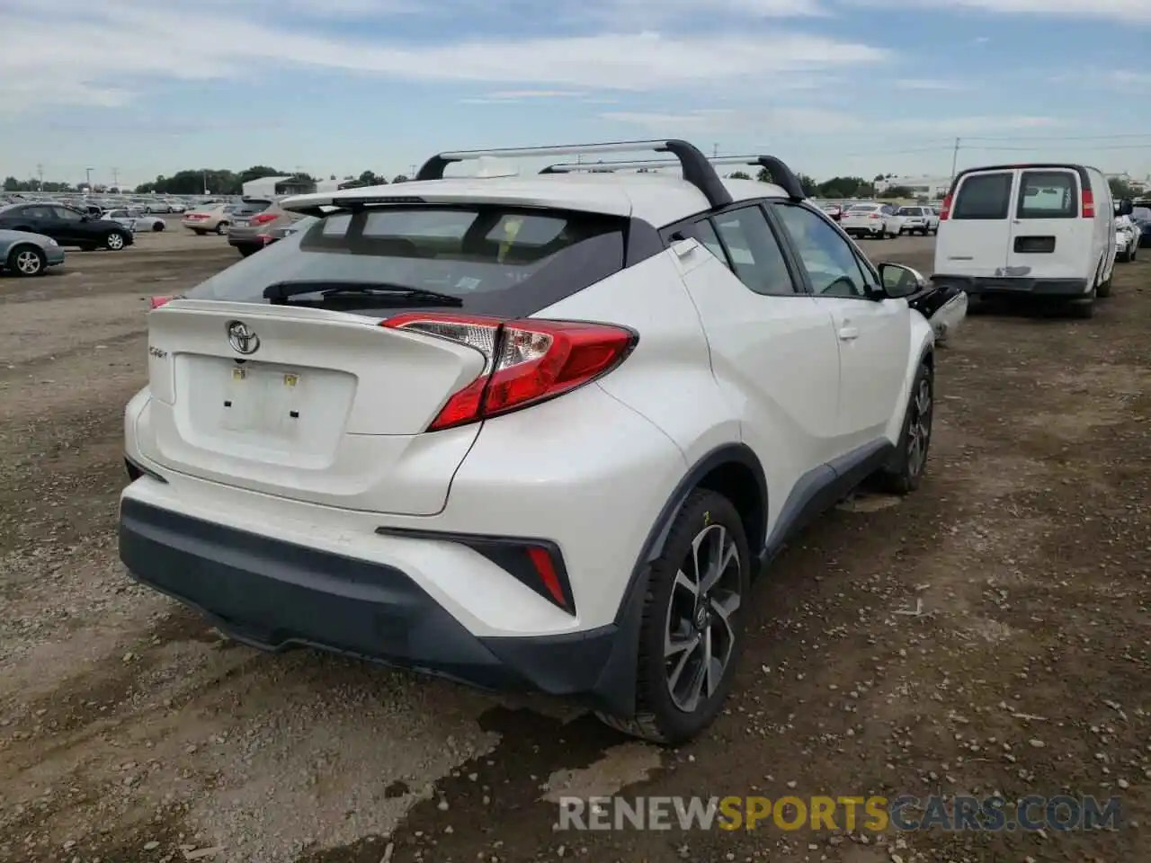 4 Photograph of a damaged car JTNKHMBX0K1013178 TOYOTA C-HR 2019