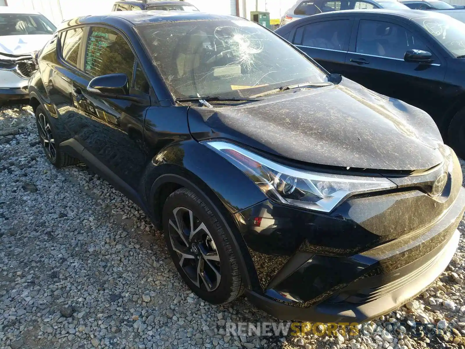 1 Photograph of a damaged car JTNKHMBX0K1013245 TOYOTA C-HR 2019