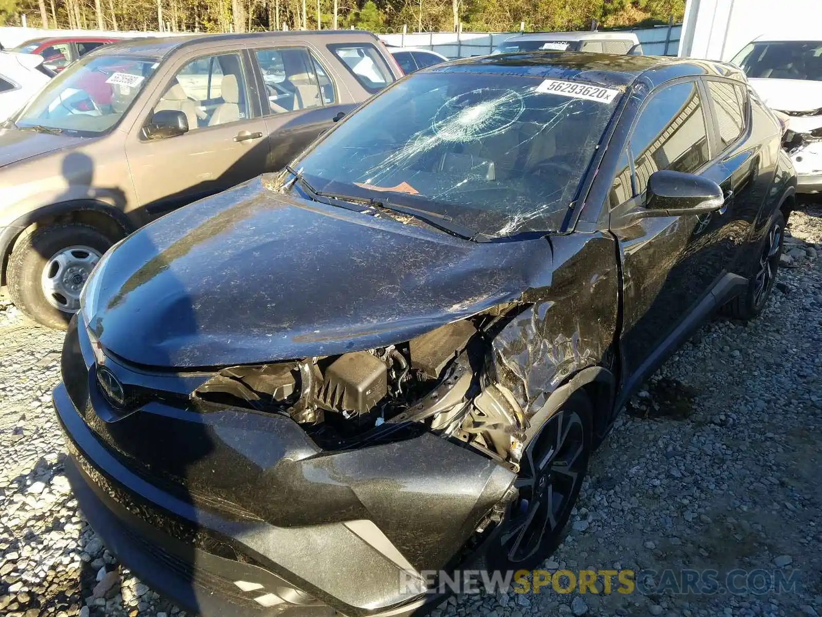 2 Photograph of a damaged car JTNKHMBX0K1013245 TOYOTA C-HR 2019