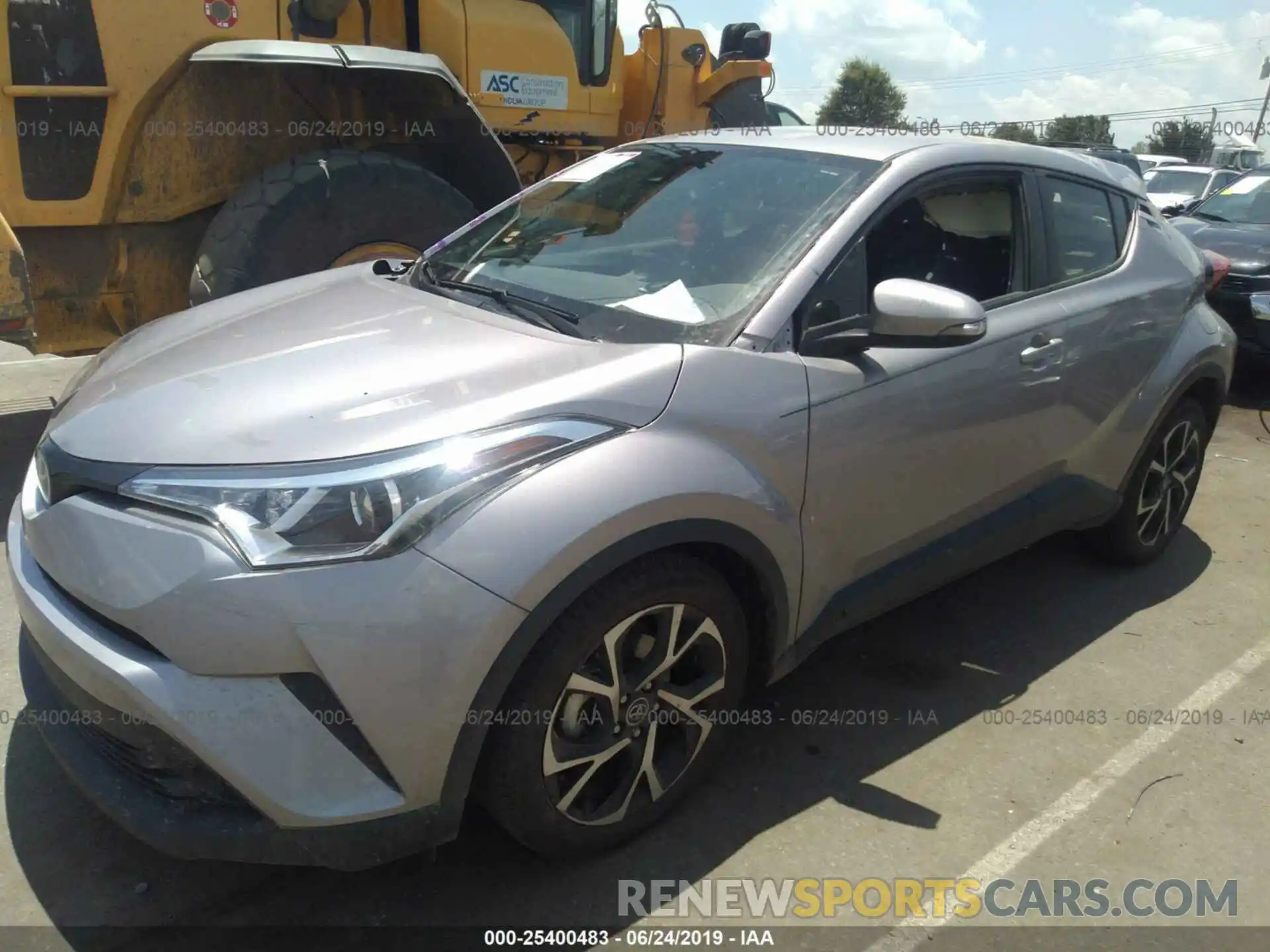 2 Фотография поврежденного автомобиля JTNKHMBX0K1013777 TOYOTA C-HR 2019