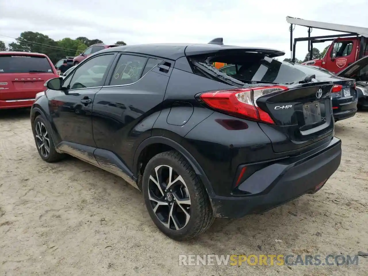 3 Photograph of a damaged car JTNKHMBX0K1014105 TOYOTA C-HR 2019