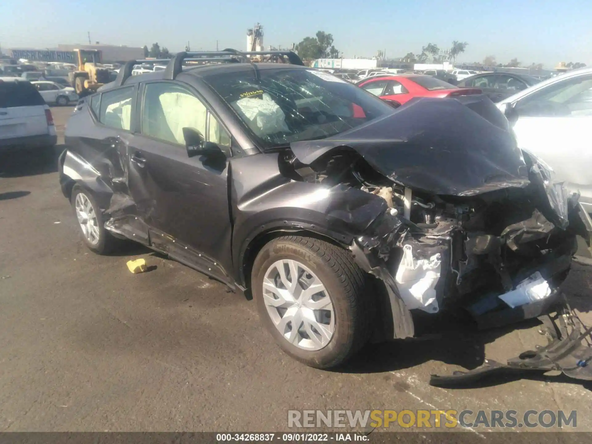 1 Photograph of a damaged car JTNKHMBX0K1014525 TOYOTA C-HR 2019