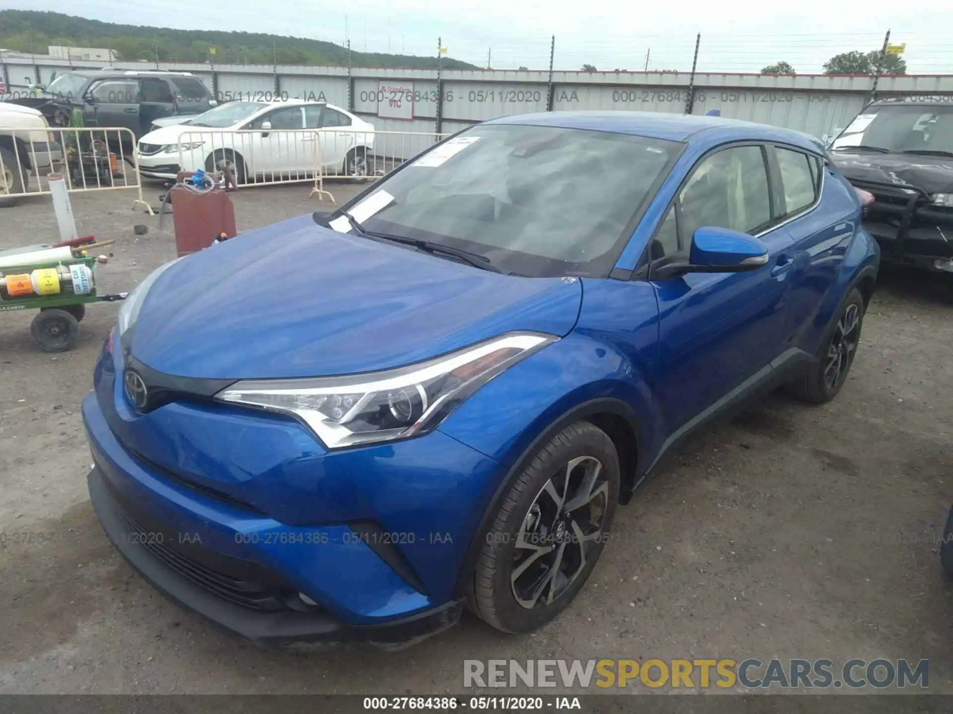 2 Photograph of a damaged car JTNKHMBX0K1014718 TOYOTA C-HR 2019