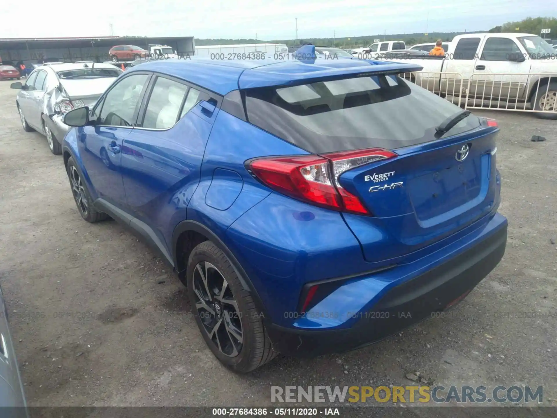 3 Photograph of a damaged car JTNKHMBX0K1014718 TOYOTA C-HR 2019