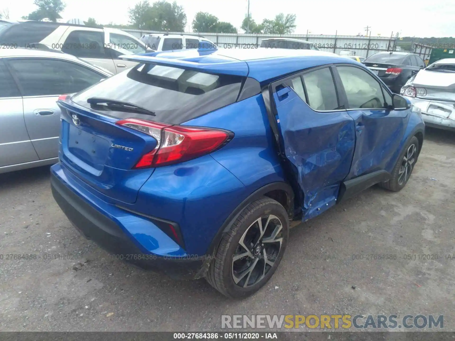 4 Photograph of a damaged car JTNKHMBX0K1014718 TOYOTA C-HR 2019