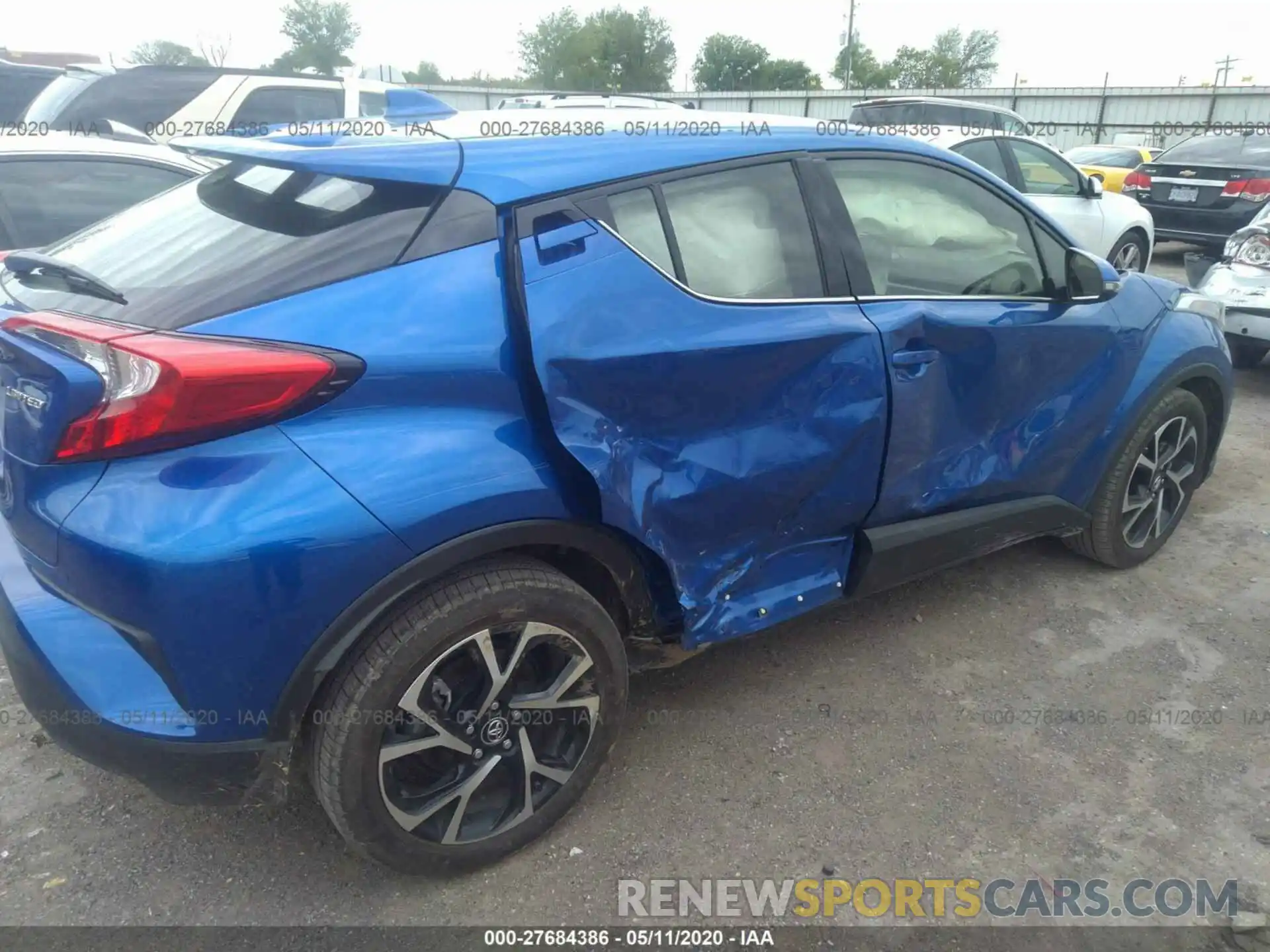 6 Photograph of a damaged car JTNKHMBX0K1014718 TOYOTA C-HR 2019