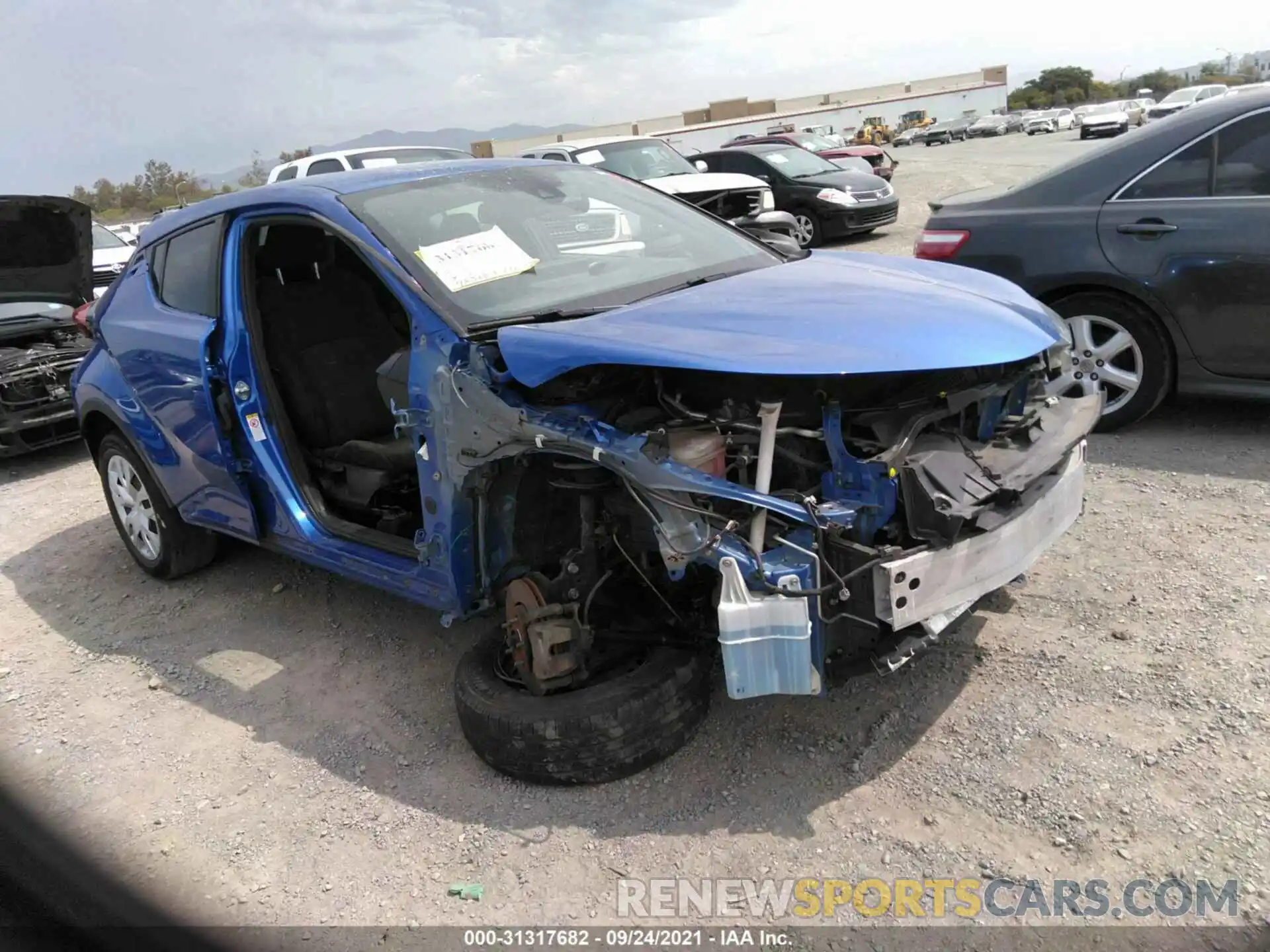 1 Photograph of a damaged car JTNKHMBX0K1015139 TOYOTA C-HR 2019