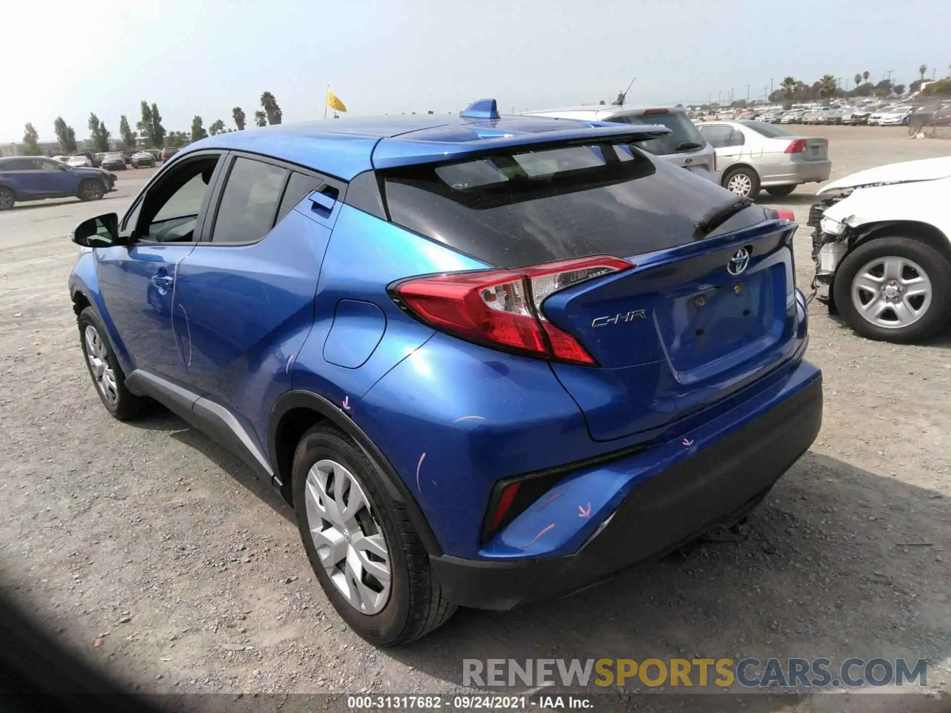 3 Photograph of a damaged car JTNKHMBX0K1015139 TOYOTA C-HR 2019