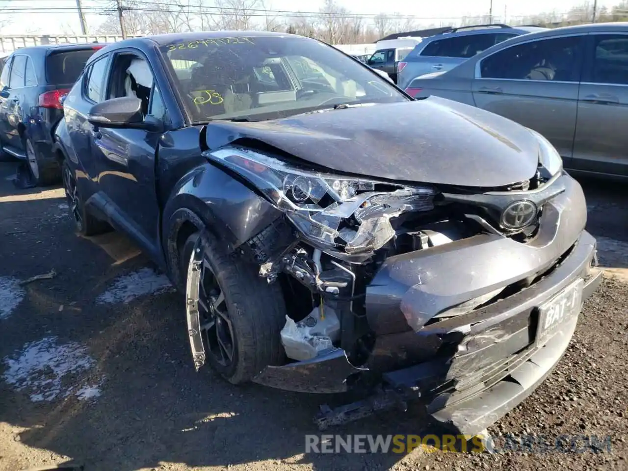 1 Photograph of a damaged car JTNKHMBX0K1015318 TOYOTA C-HR 2019