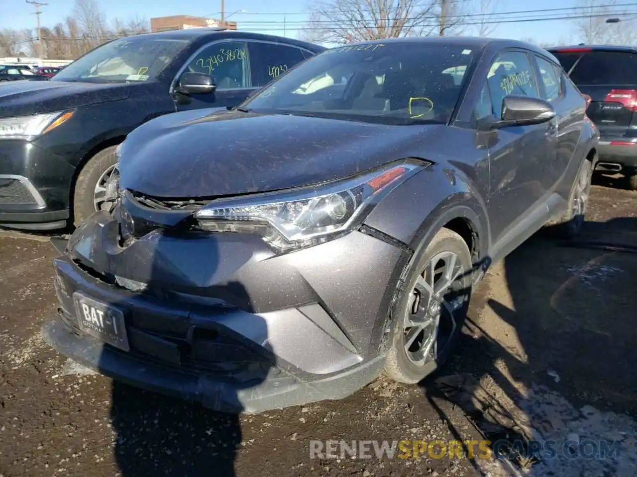 2 Photograph of a damaged car JTNKHMBX0K1015318 TOYOTA C-HR 2019