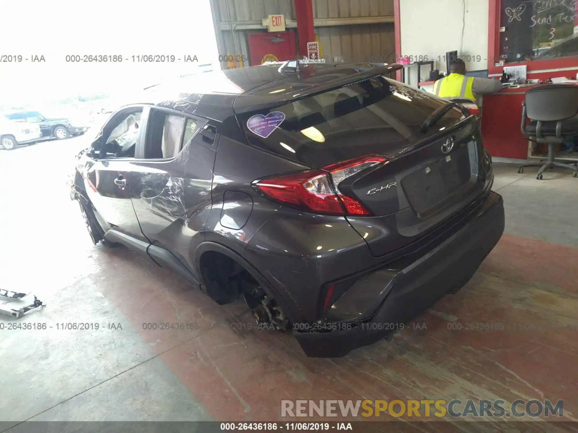 3 Photograph of a damaged car JTNKHMBX0K1017960 TOYOTA C-HR 2019