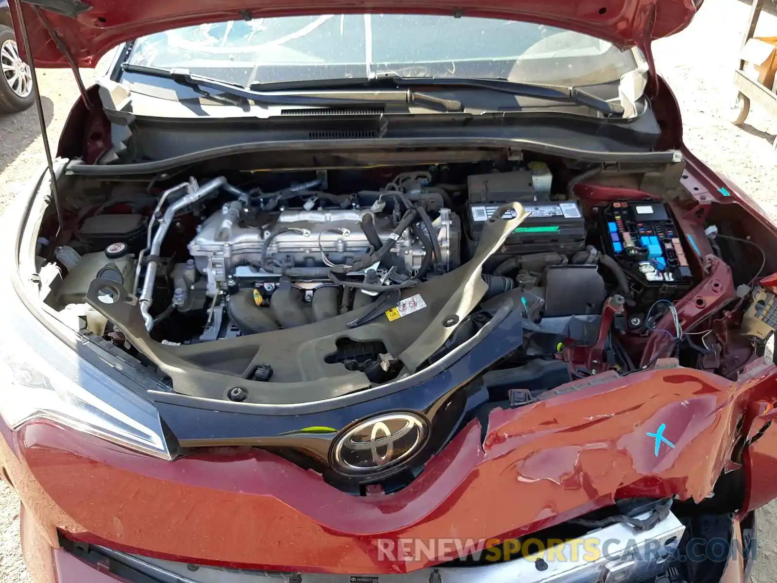 7 Photograph of a damaged car JTNKHMBX0K1018400 TOYOTA C-HR 2019