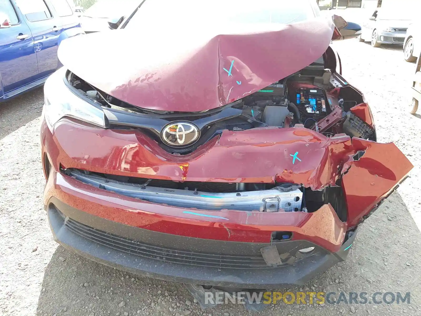 9 Photograph of a damaged car JTNKHMBX0K1018400 TOYOTA C-HR 2019