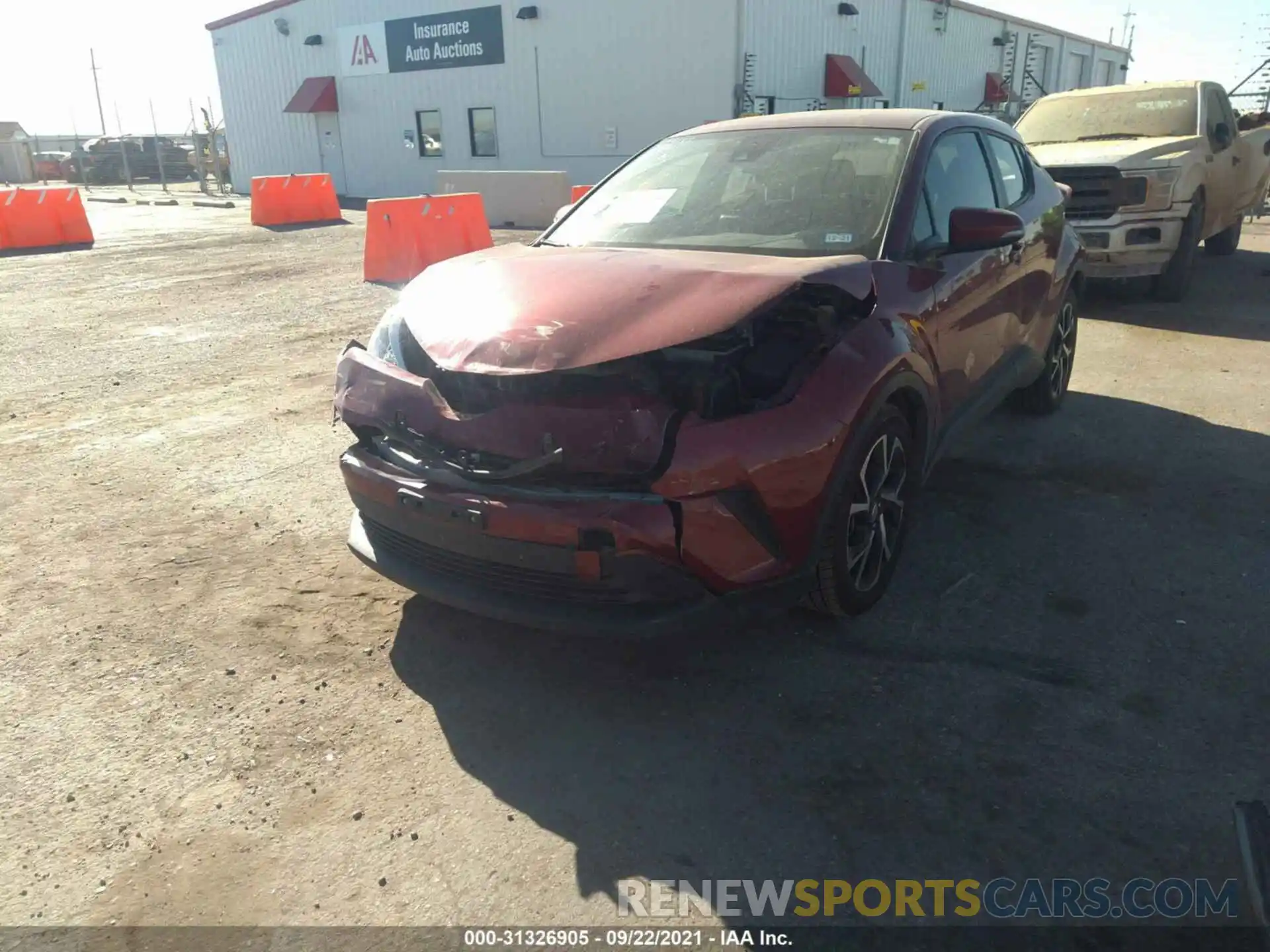 2 Photograph of a damaged car JTNKHMBX0K1018834 TOYOTA C-HR 2019