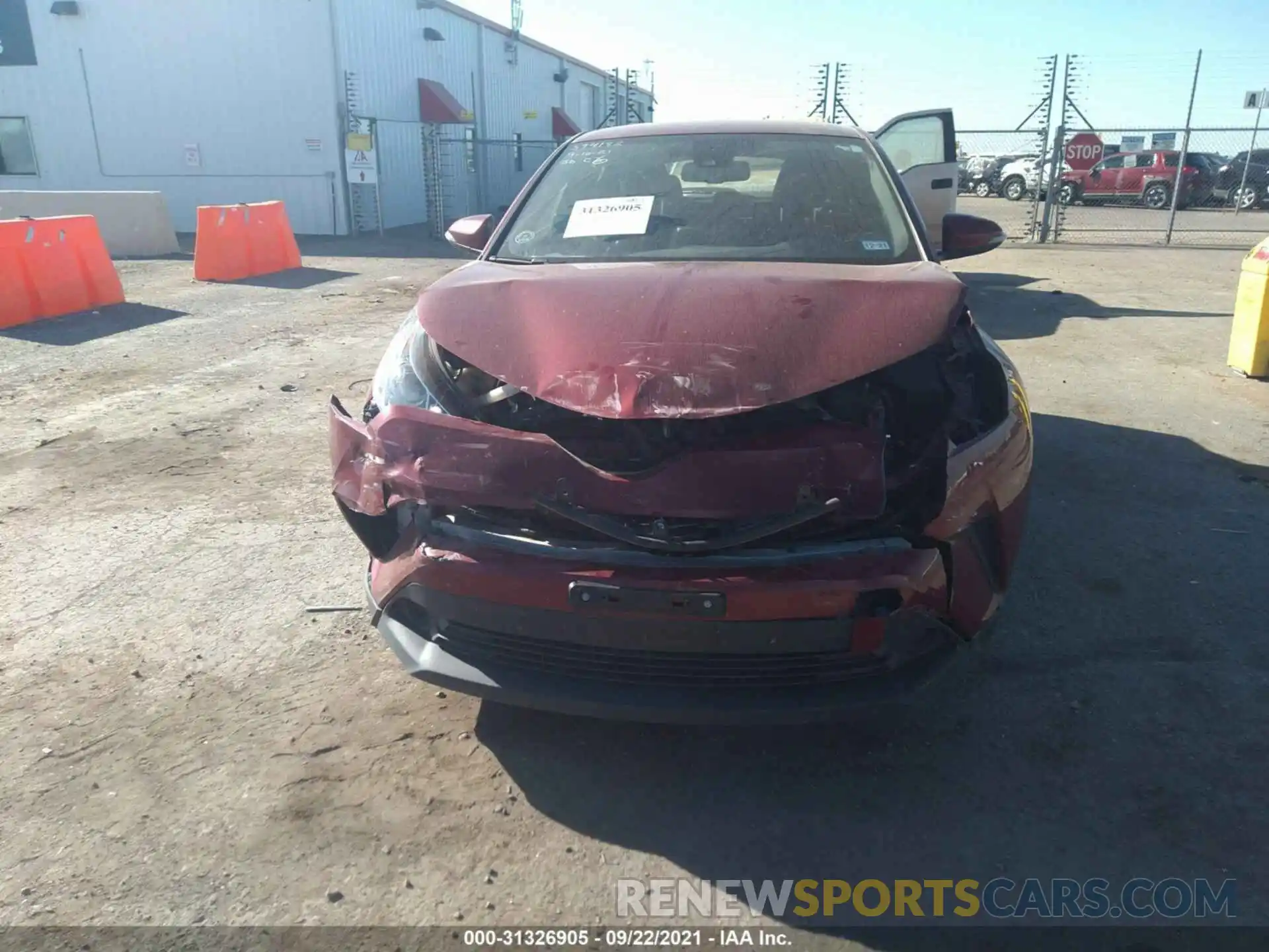 6 Photograph of a damaged car JTNKHMBX0K1018834 TOYOTA C-HR 2019