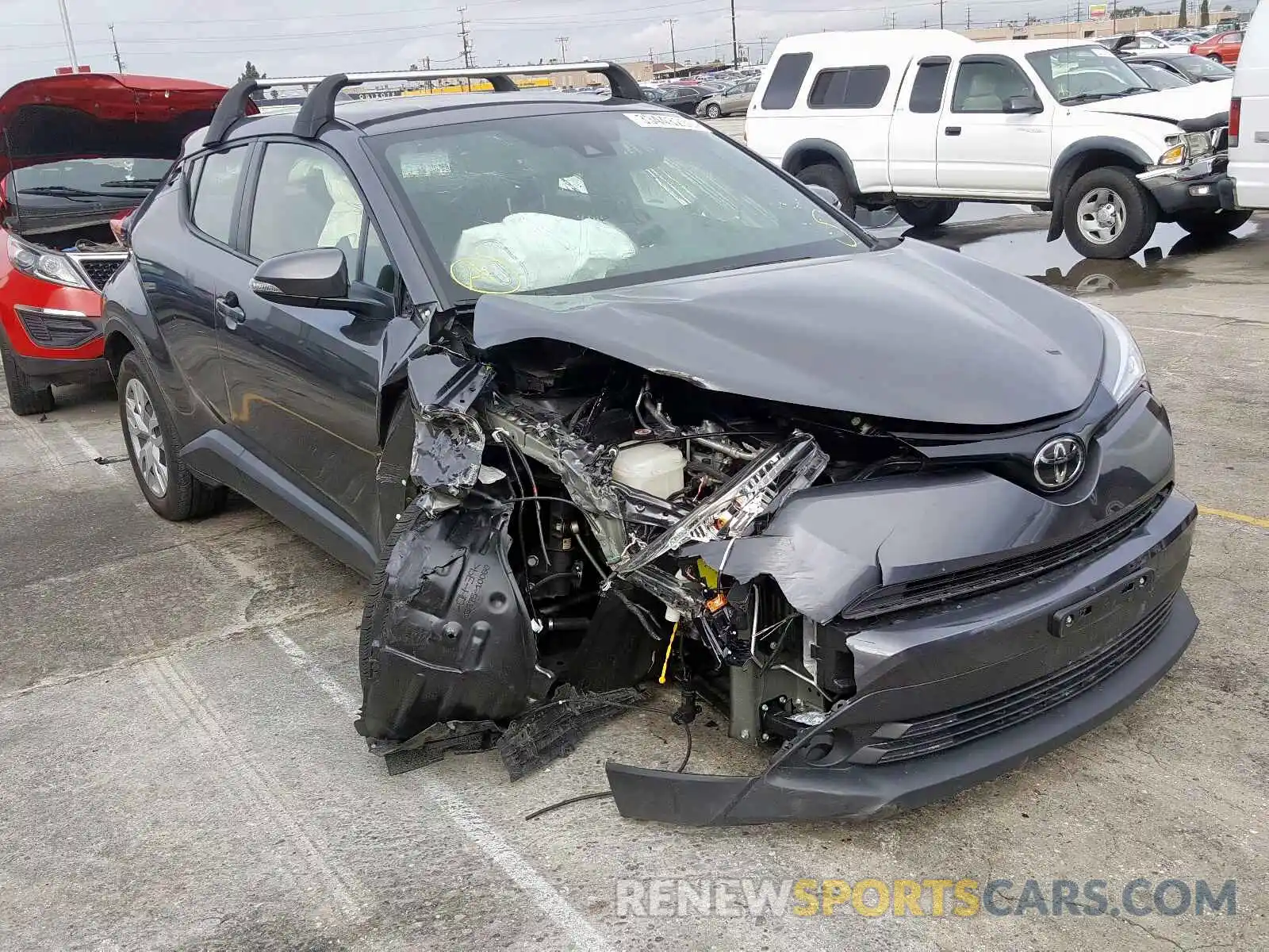 1 Photograph of a damaged car JTNKHMBX0K1019336 TOYOTA C-HR 2019